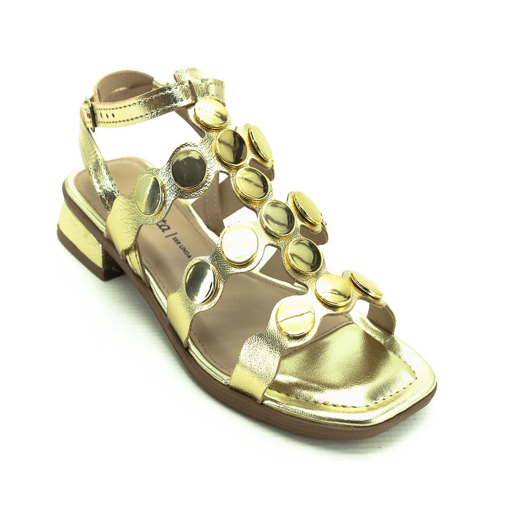 Sandália Feminina Dakota Y8551 - Dourado Dourado 1