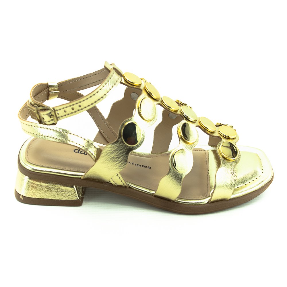 Sandália Feminina Dakota Y8551 - Dourado Dourado 3