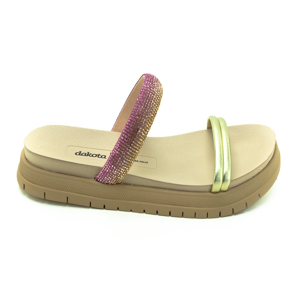 Papete Feminina Dakota Y7722 - Bronze