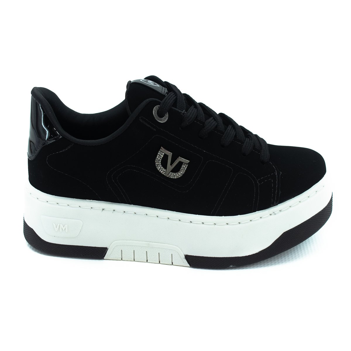 Tênis Feminino Via Marte 126-014-09  - Preto Preto 1
