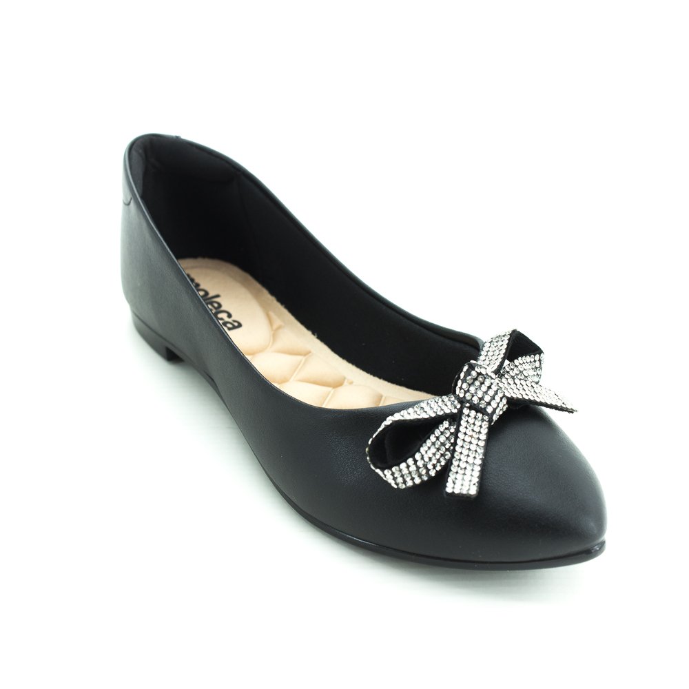Sapatilha Feminina Moleca 5635.865 - Preto Preto 1