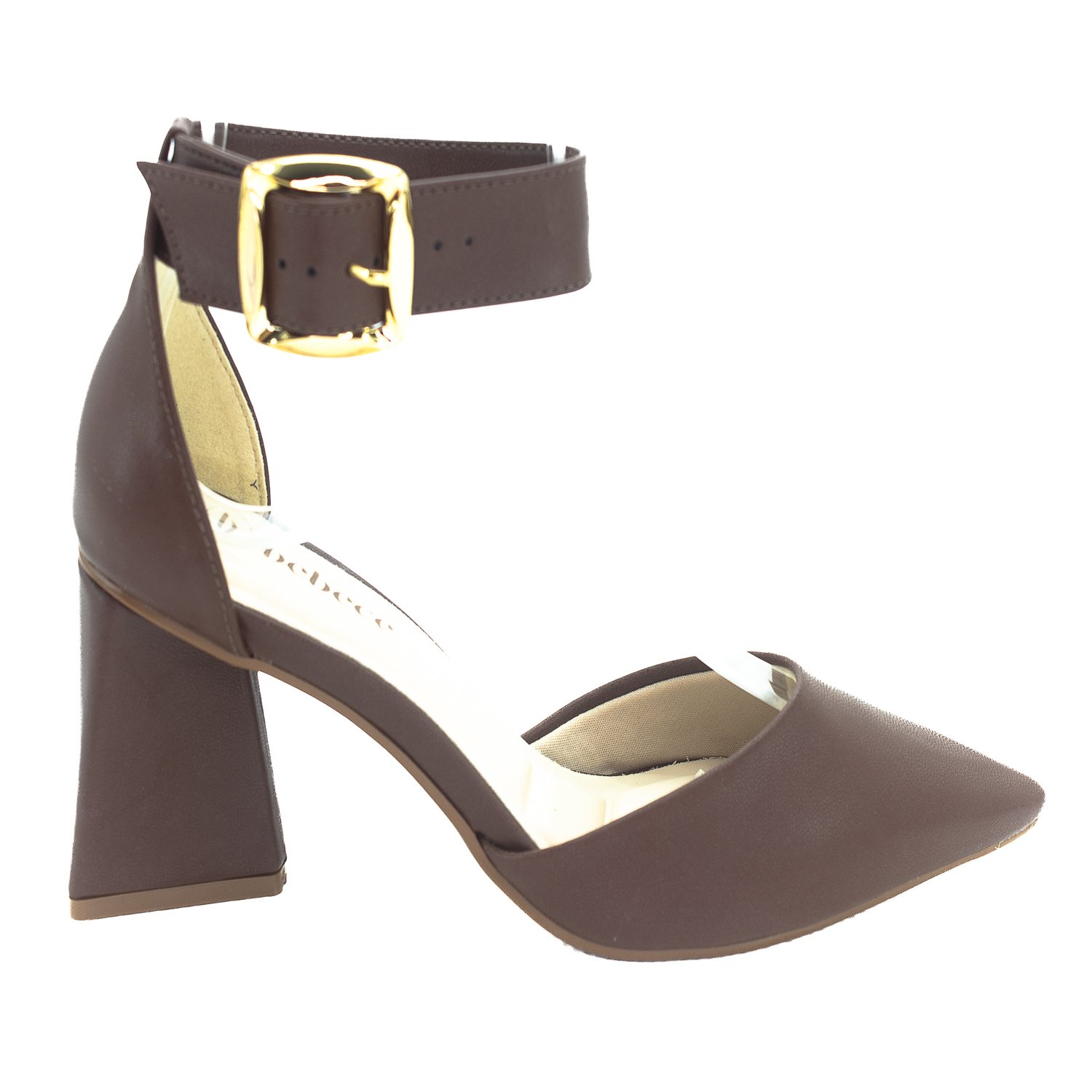 Sapato Feminino Bebecê T3628-089 - Marrom Marrom 1