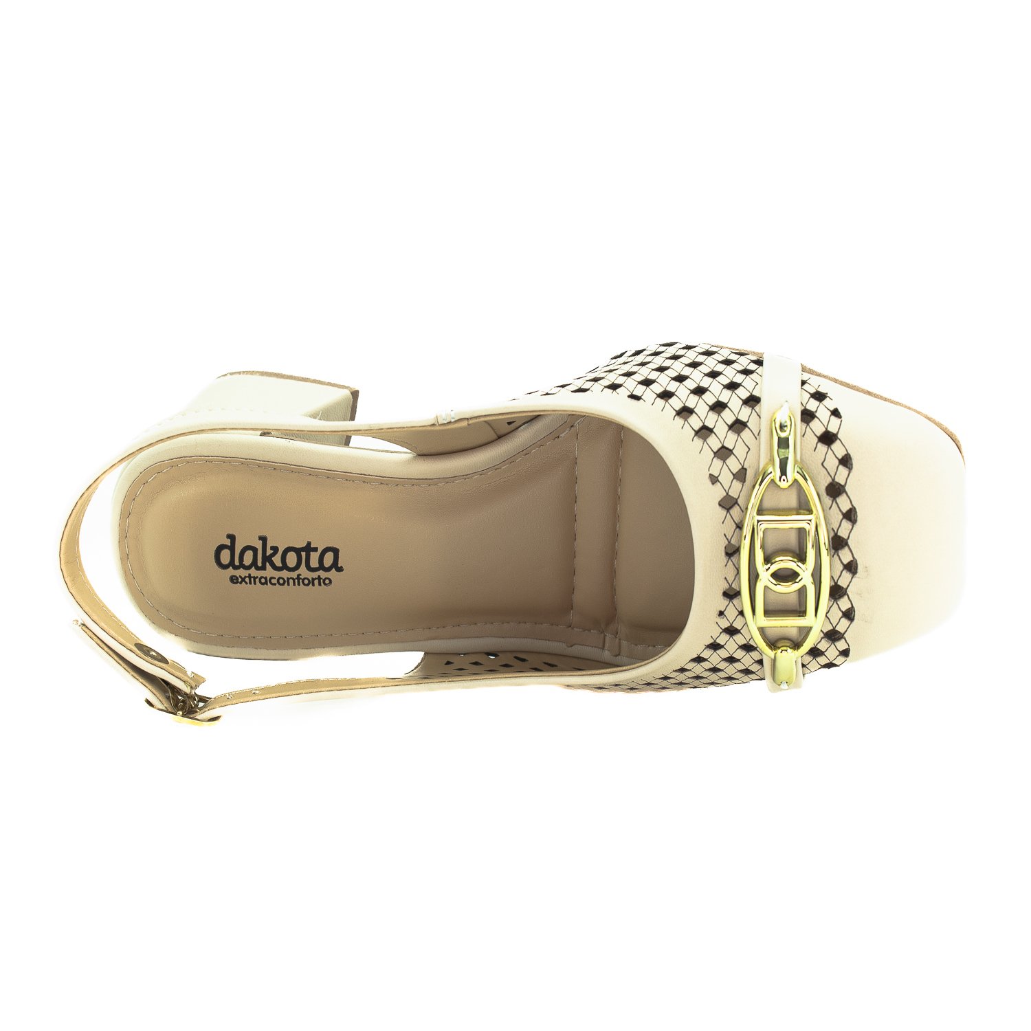 Sapato Feminino Dakota D0082-004 - Bege Bege 5