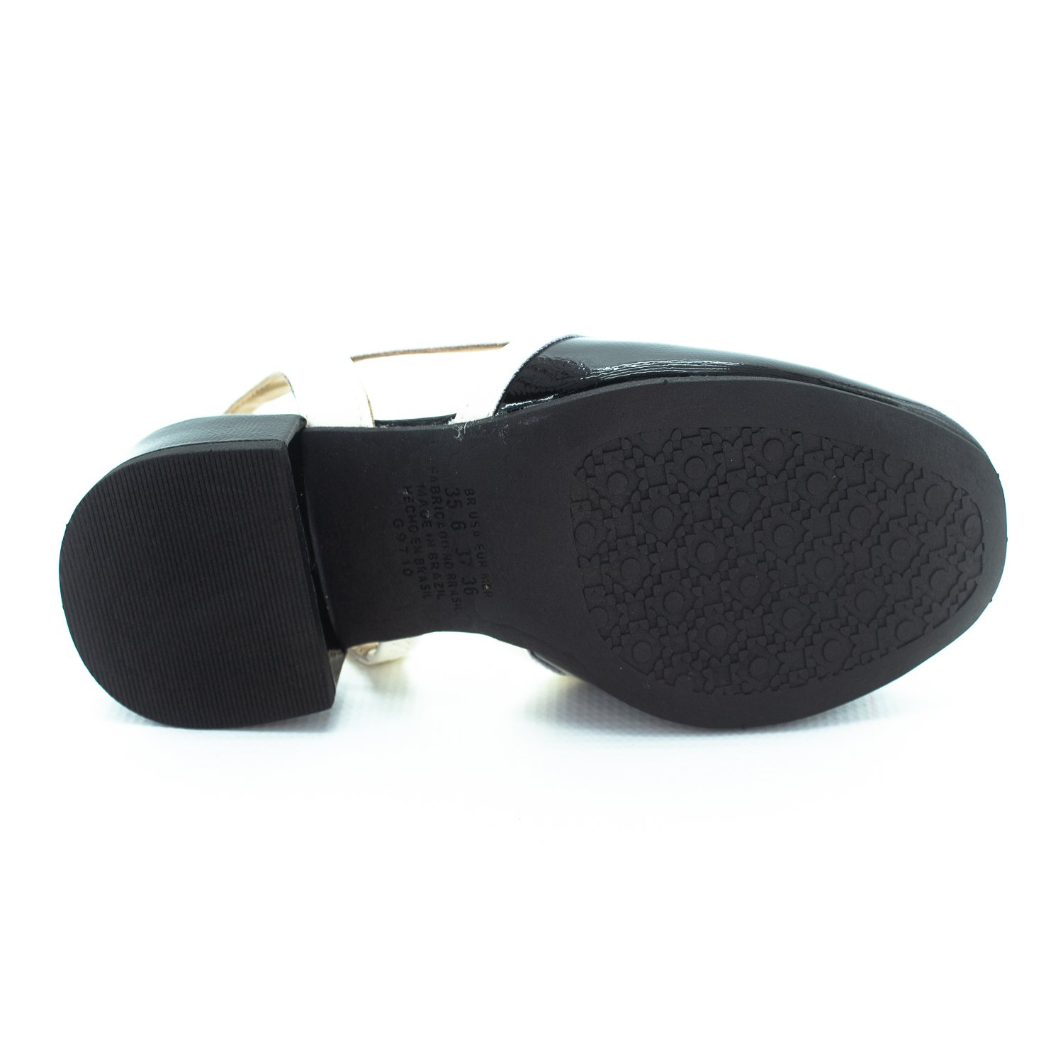 Sapatilha Feminino Dakota D0162-0002 - Preto Preto/Creme 3
