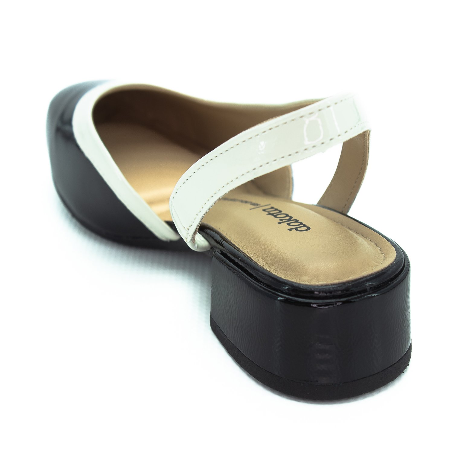 Sapatilha Feminino Dakota D0162-0002 - Preto Preto/Creme 4