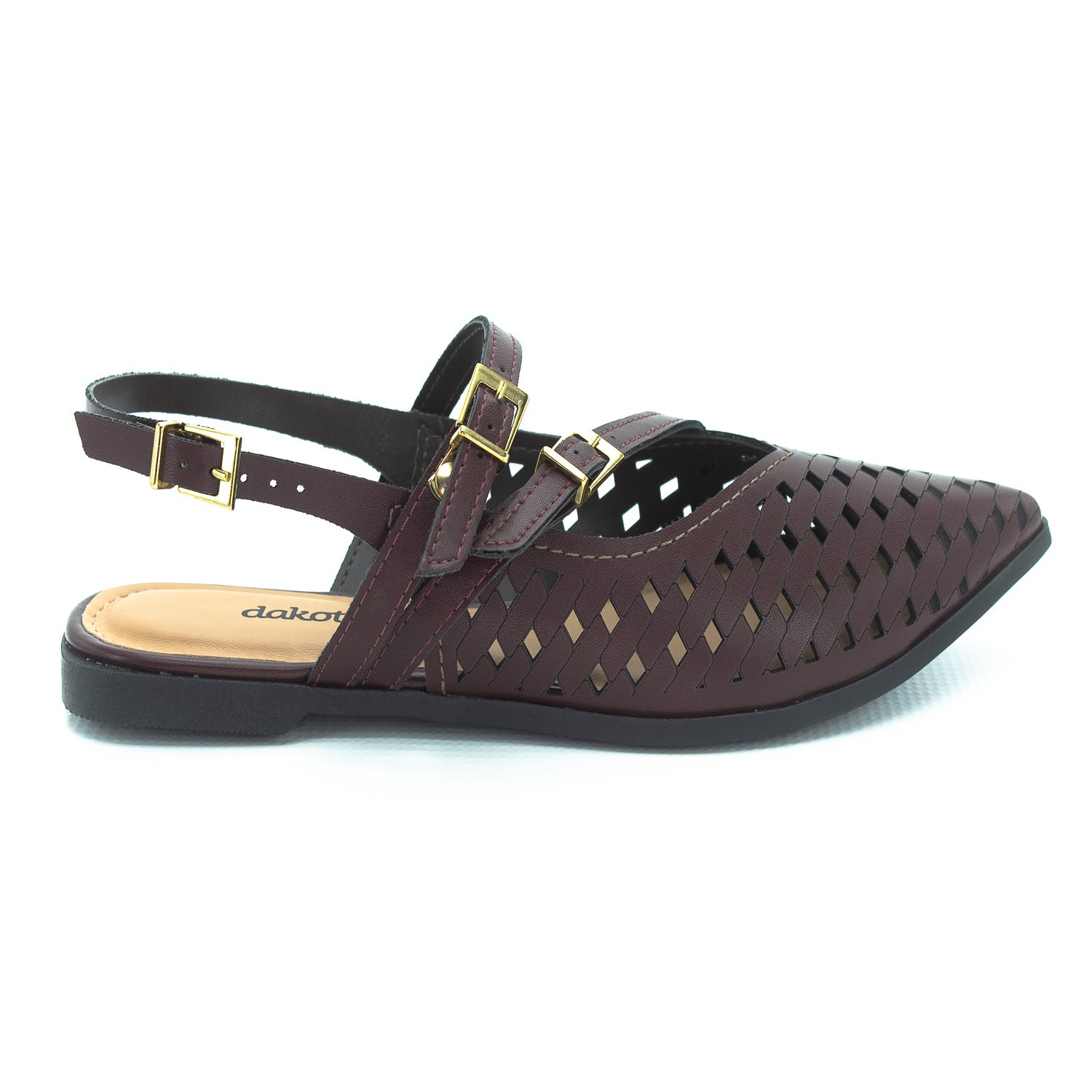 Sapatilha Feminina Dakota D0212-0002 - Vinho Vinho 1
