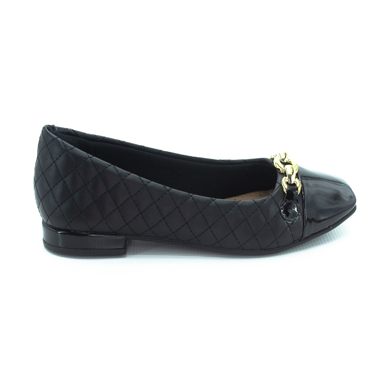 Sapatilha Feminina Sua Cia 8379-16026 - Preto Preto 1