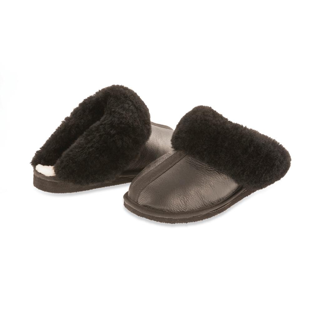 Chinelo Napalã com Barra de Pele Preto Preto 1