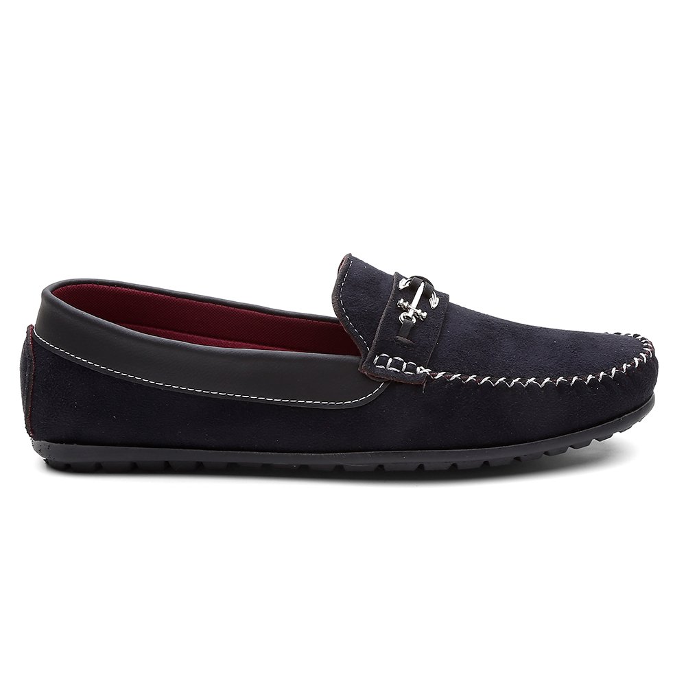 Dockside Mocassim Masculino Drive Detalhe Ancora Solado Borracha Confortavel Basico Dia a Dia Preto 2