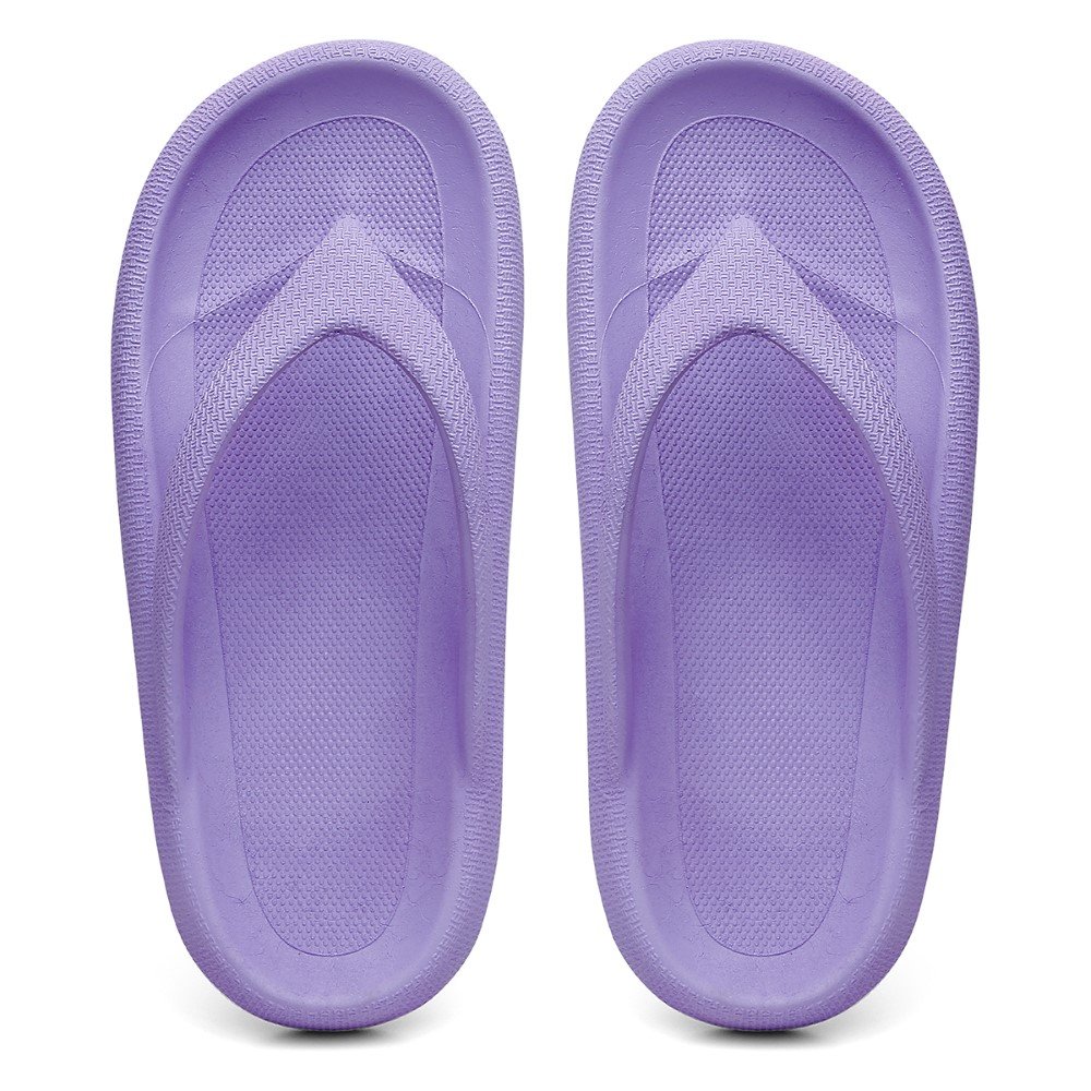 Chinelo de Dedo Nuvem Feminino Microexpandido Anatomica Confortavel Palmilha Macia Praia Verao Roxo 4