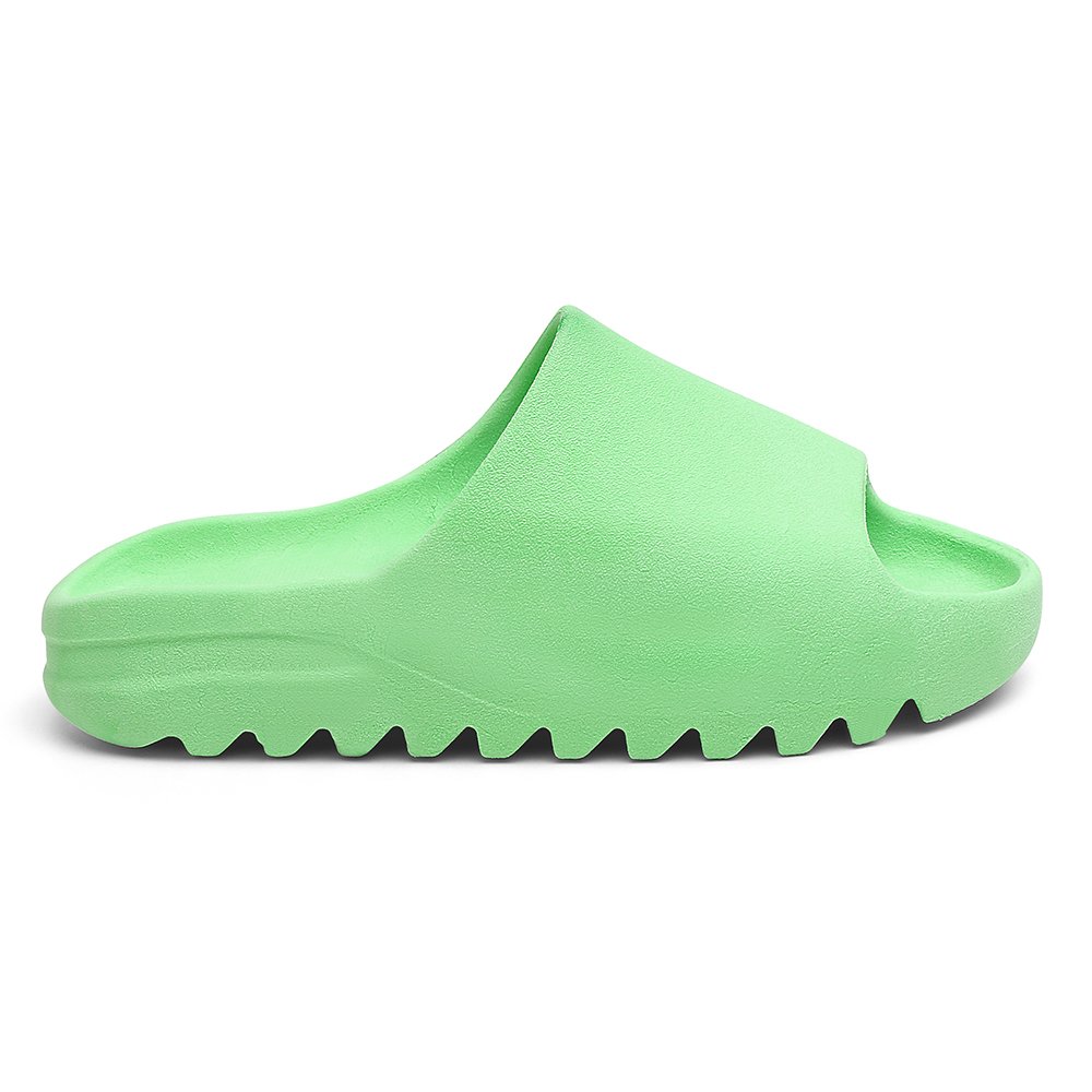 Chinelo Slide Mion Nuvem Tratorado Microexpandido Retro Confortavel Calce Facil Praia Piscina Verde 2