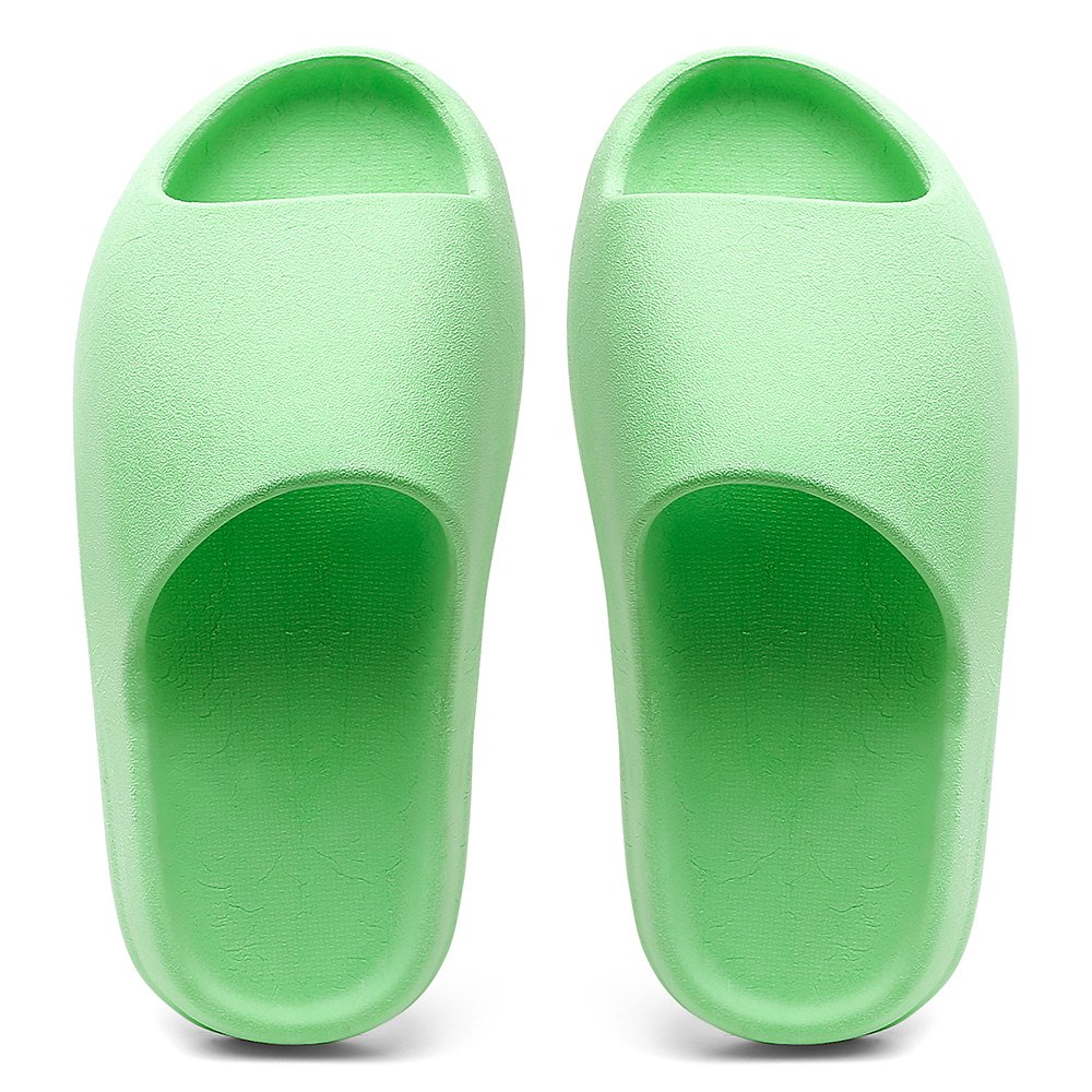 Chinelo Slide Mion Nuvem Tratorado Microexpandido Retro Confortavel Calce Facil Praia Piscina Verde 3