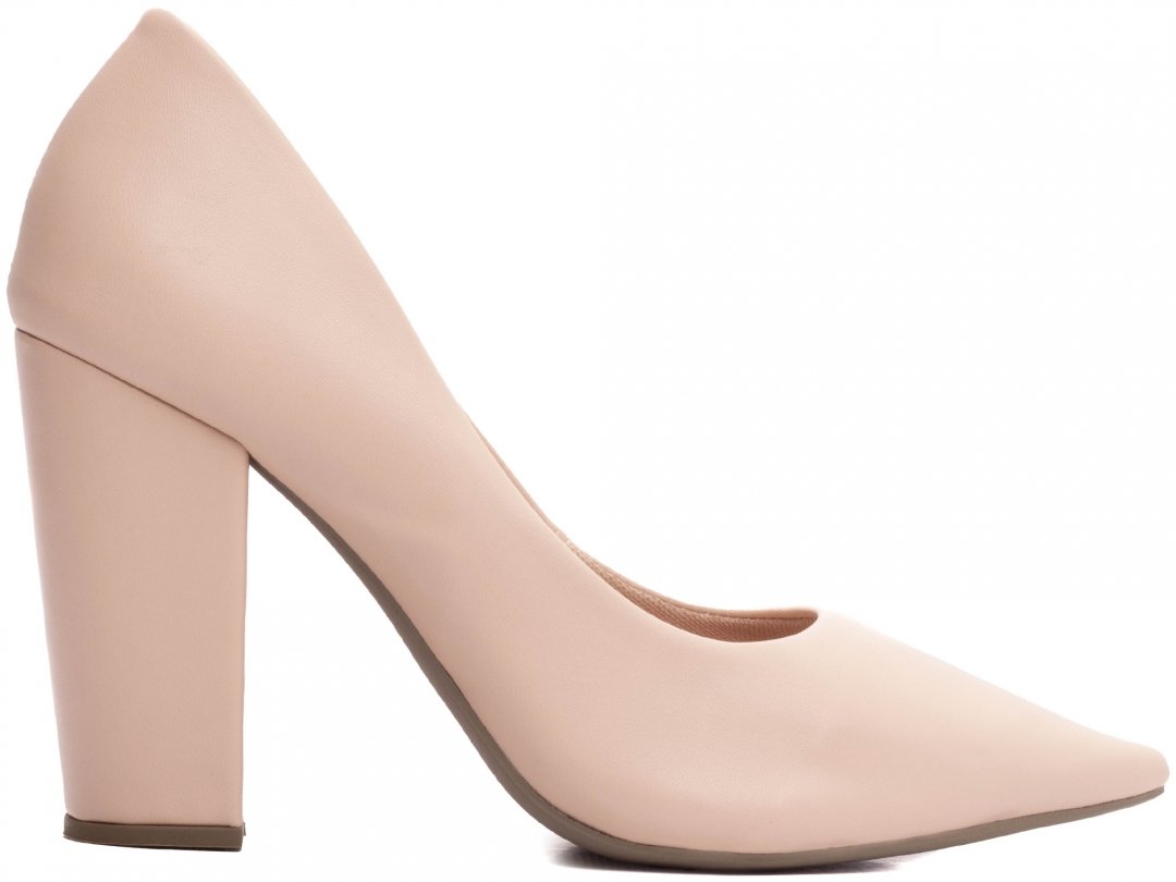 Scarpin Tradicional Salto 9cm - Elegancia e Glamour em Rose Bege 5