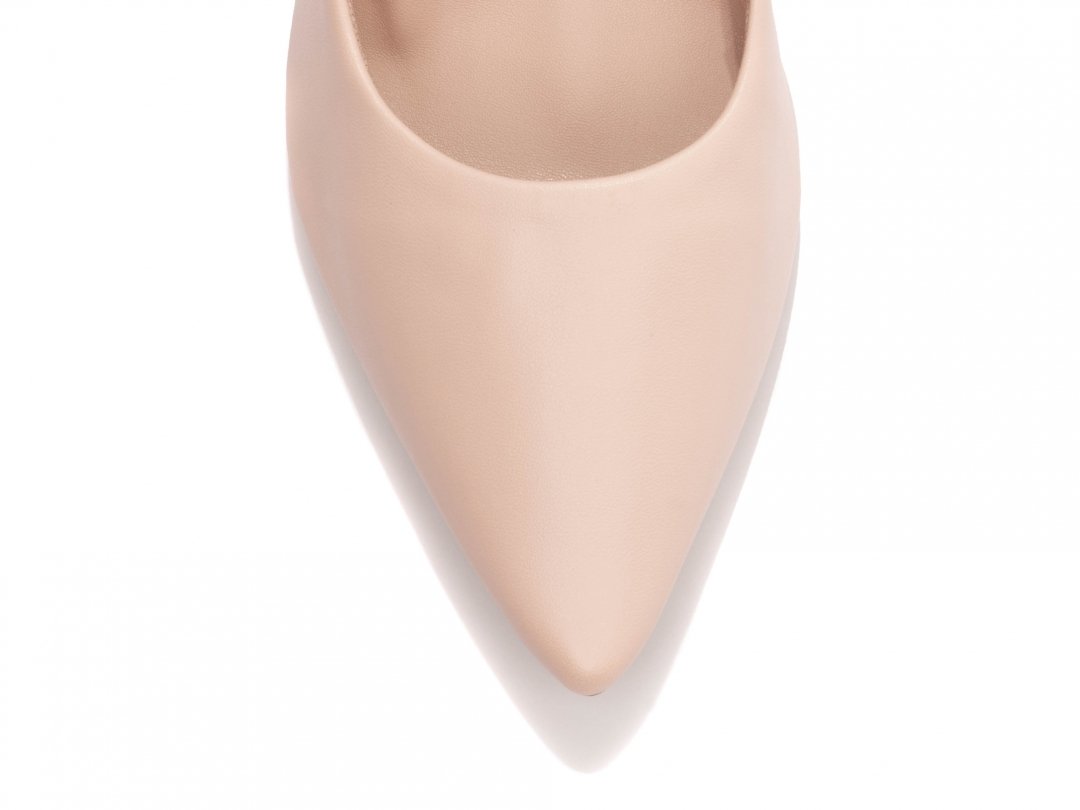 Scarpin Tradicional Salto 9cm - Elegancia e Glamour em Rose Bege 6