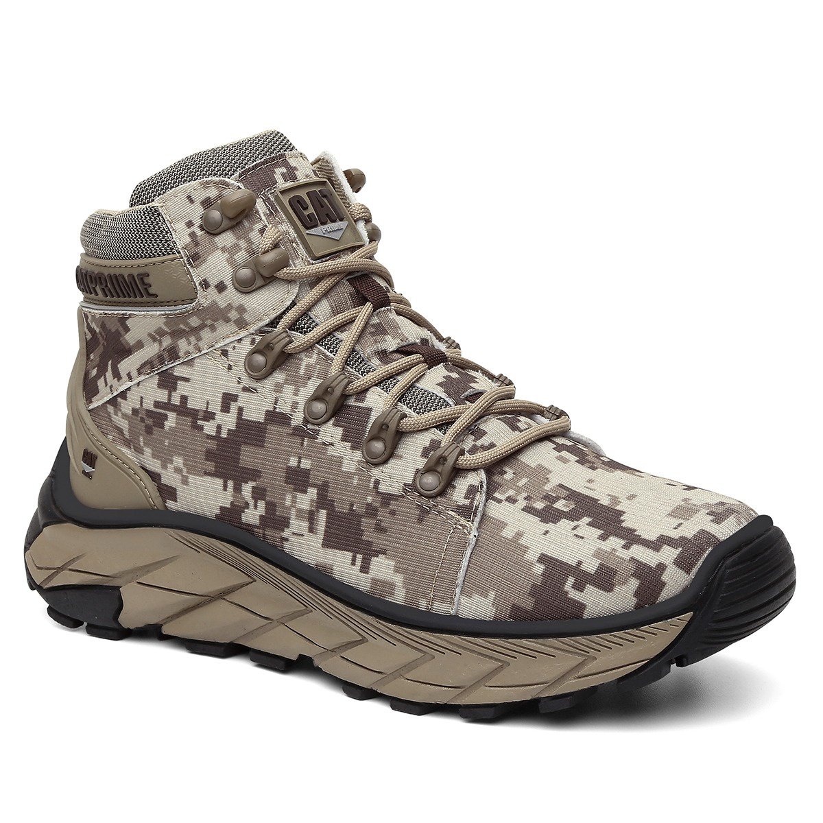 Coturno CATPRIIME Couro Modelo 03 2025 - Camuflado - Solado Antiderrapante Marrom 6