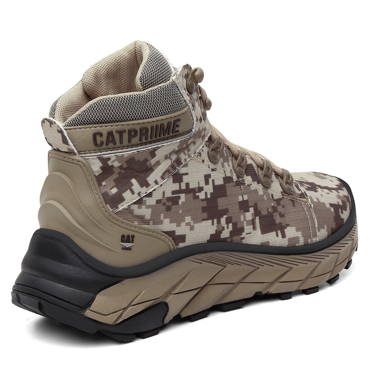 Coturno CATPRIIME Couro Modelo 03 2025 - Camuflado - Solado Antiderrapante Marrom 4