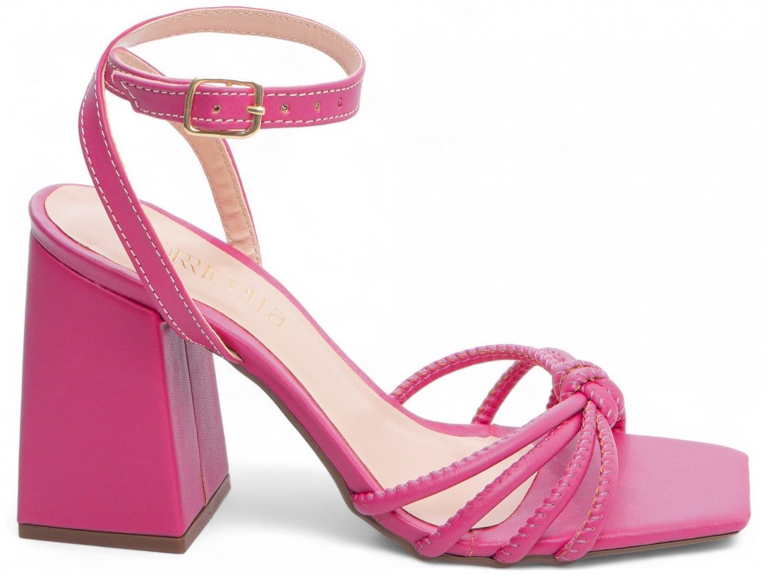 Sandalia Pink Confortavel - Salto 9 cm - Antiderrapante