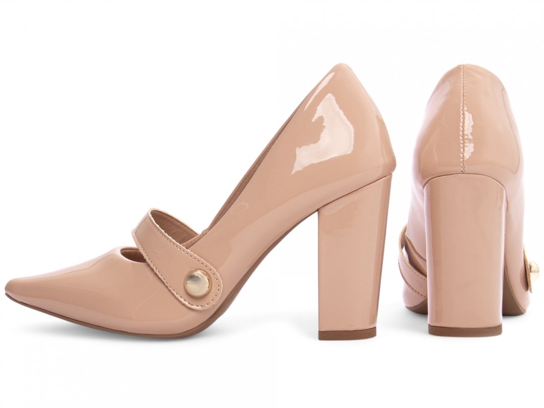 Scarpin Rose - Sofisticacao e Conforto com Salto de 9 cm Rosa 2