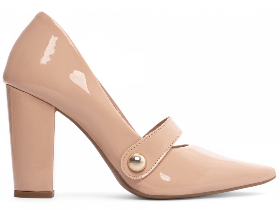 Scarpin Rose - Sofisticacao e Conforto com Salto de 9 cm Rosa 5