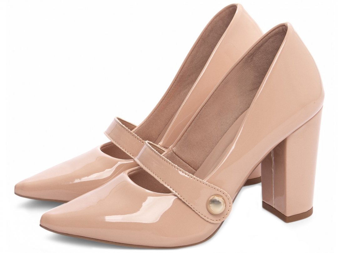 Scarpin Rose - Sofisticacao e Conforto com Salto de 9 cm Rosa 9