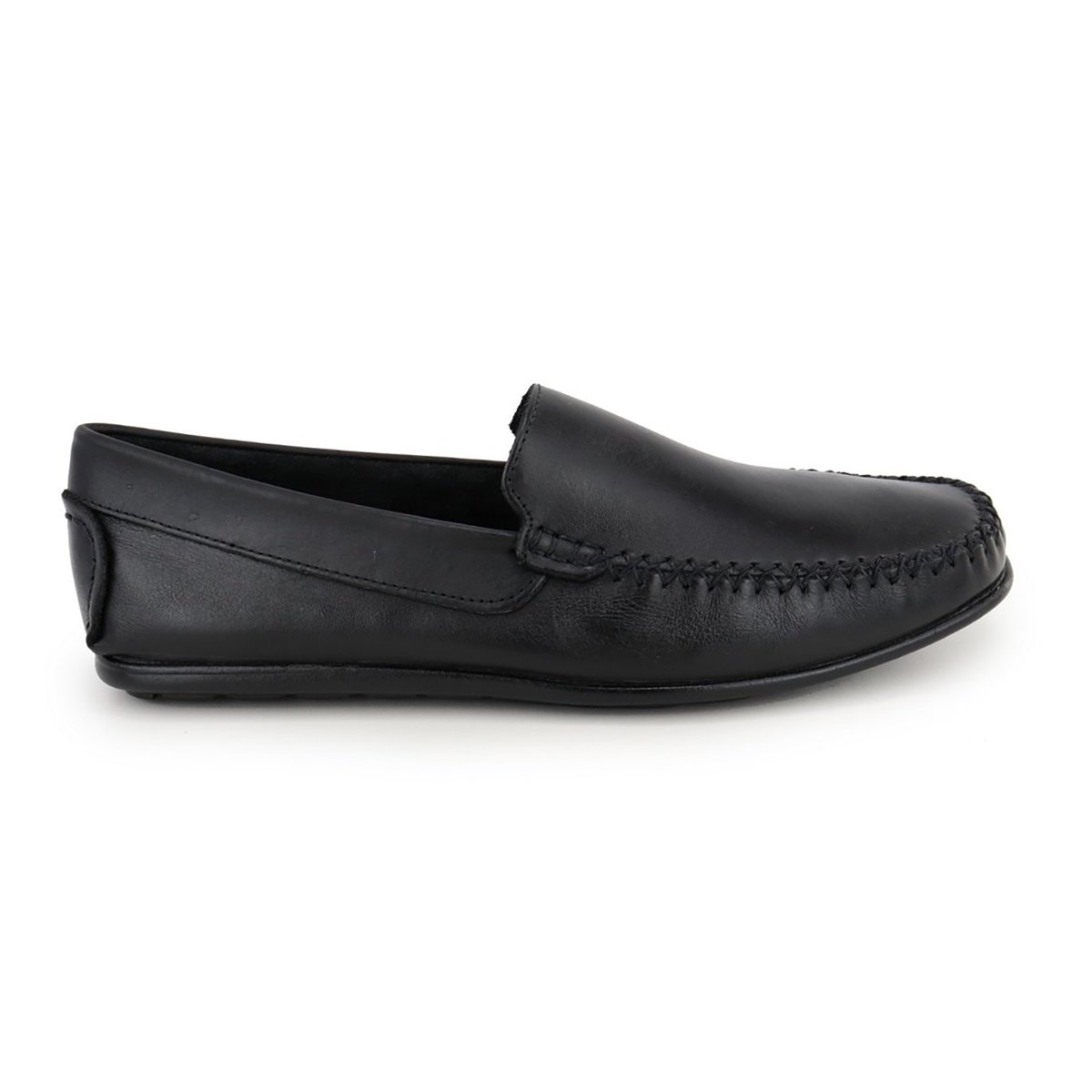 Sapato Estilo Mocassim Masculino Preto Preto 1