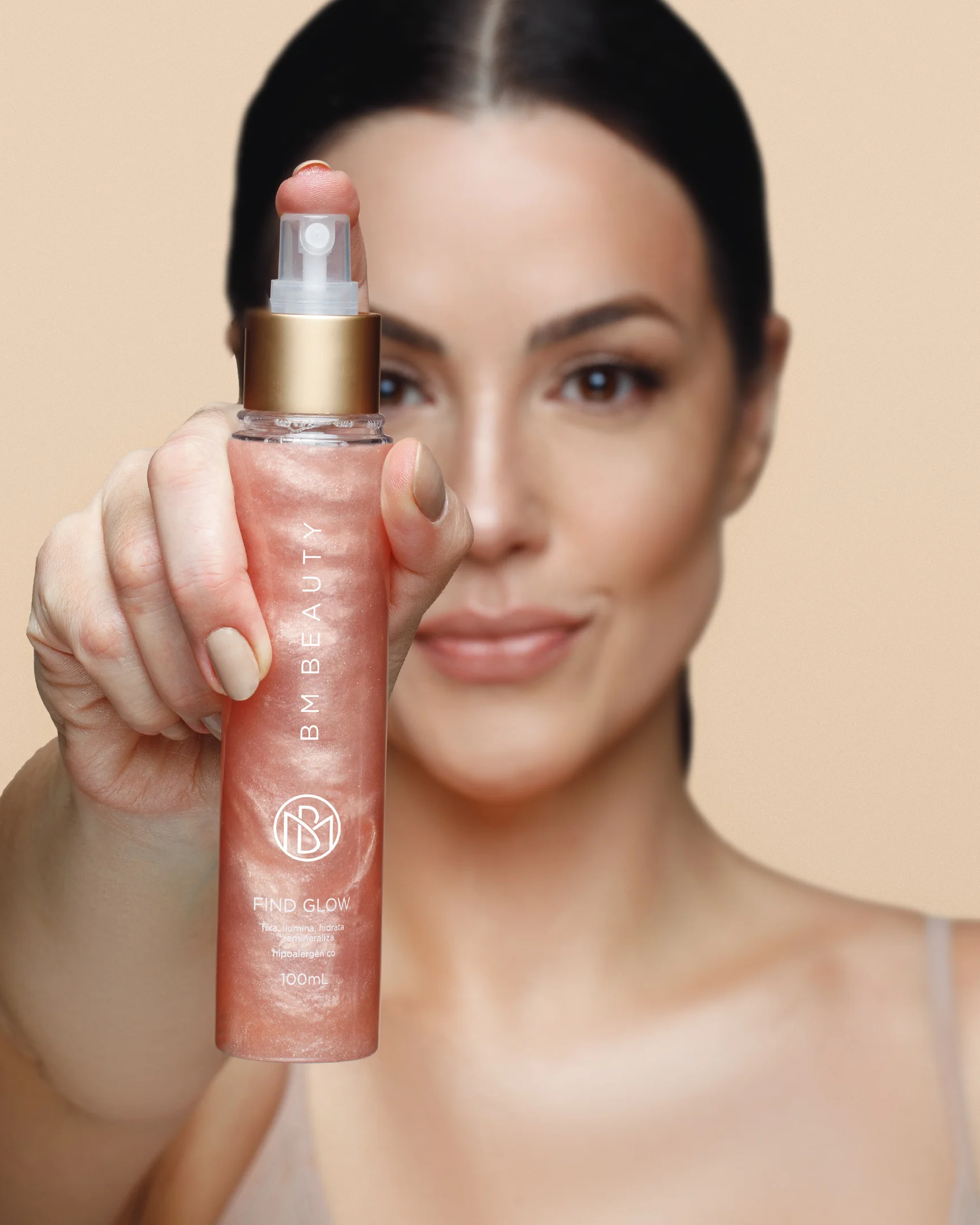  Bruma Iluminadora Multifuncional Find Glow BM Beauty 100ml 100ml 3