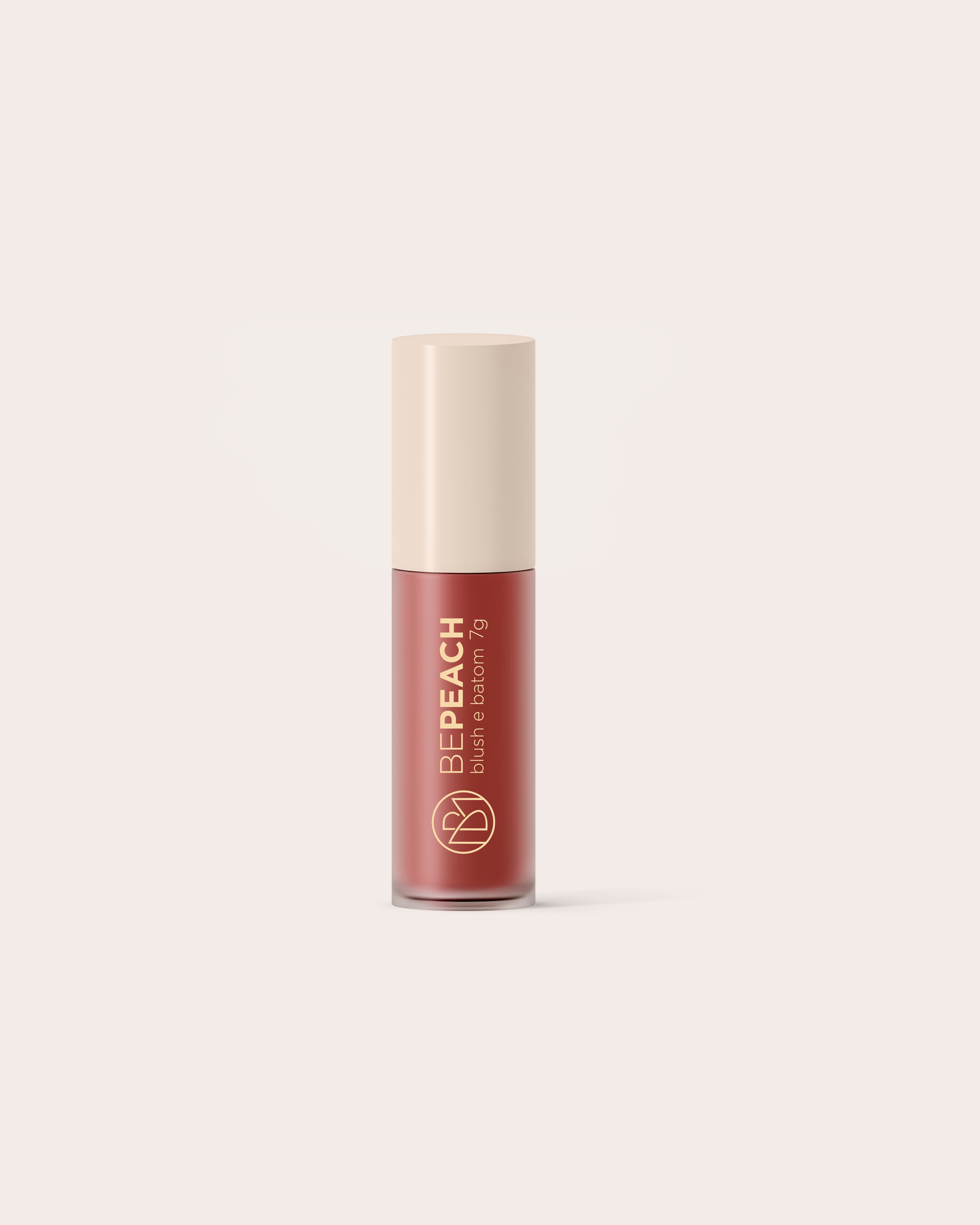 Blush Batom Mousse Multifuncional Be Peach BM Beauty 7g Peach 1