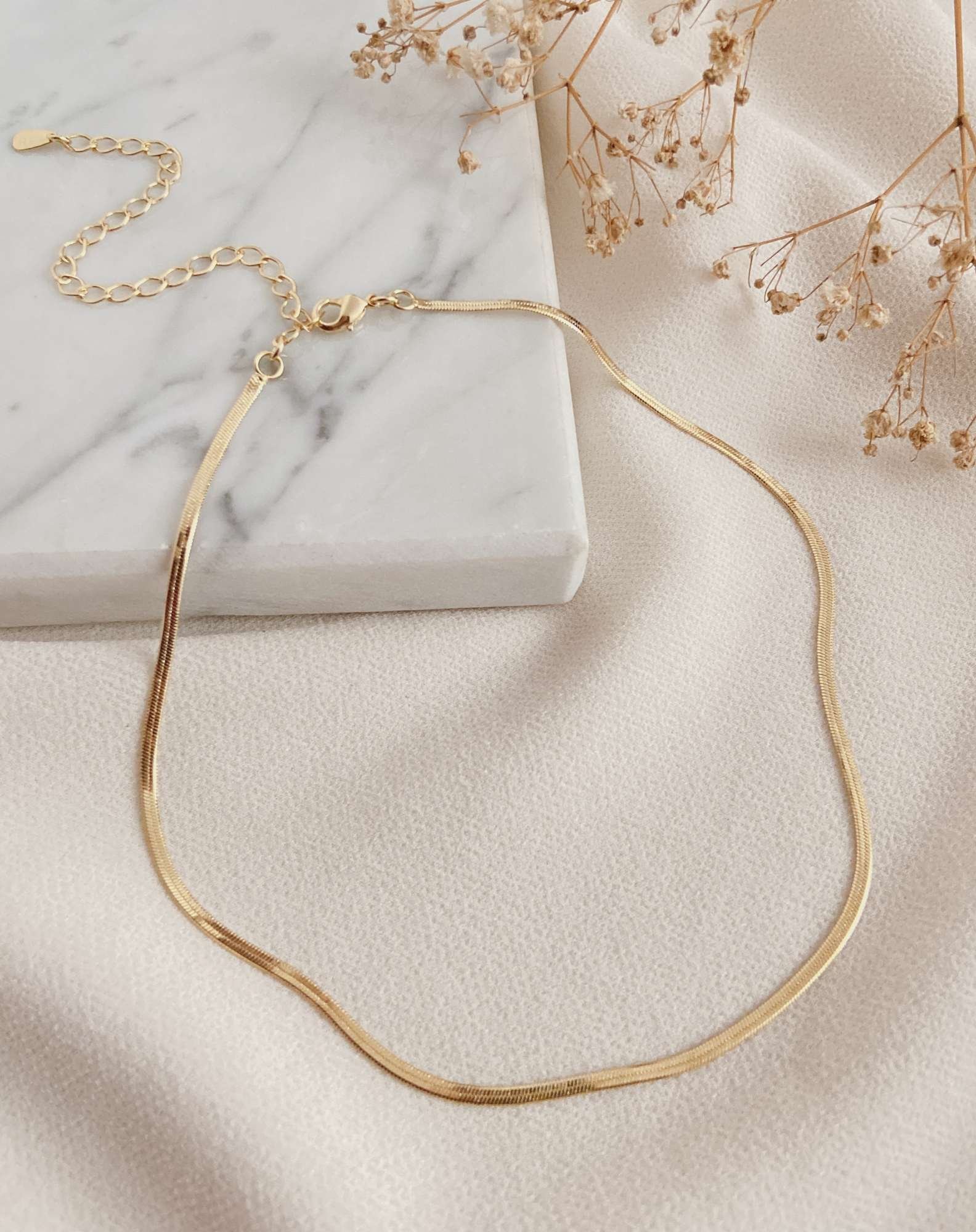 Gargantilha Fita Banho Ouro Dourado 3