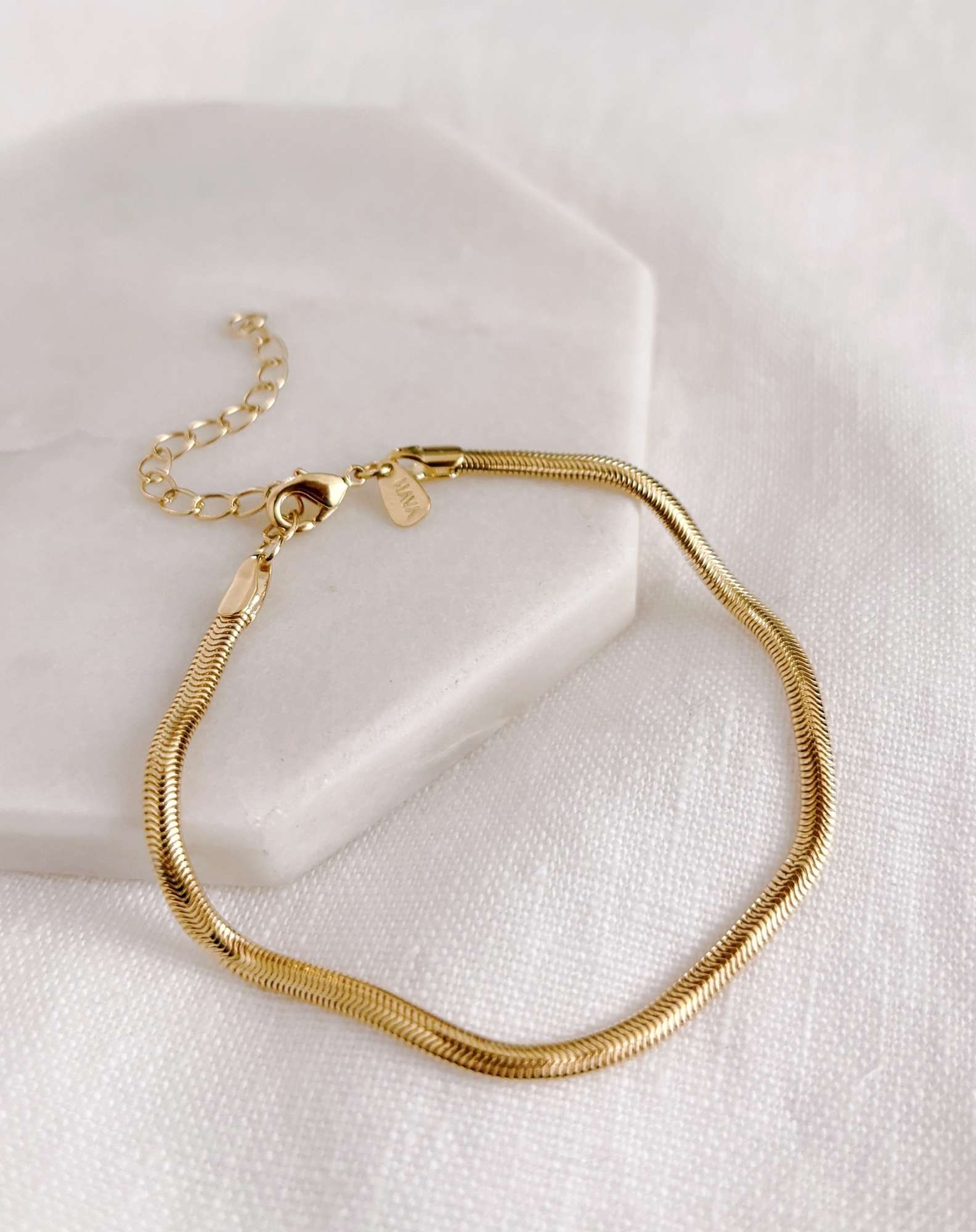 Pulseira Snake Banho Ouro