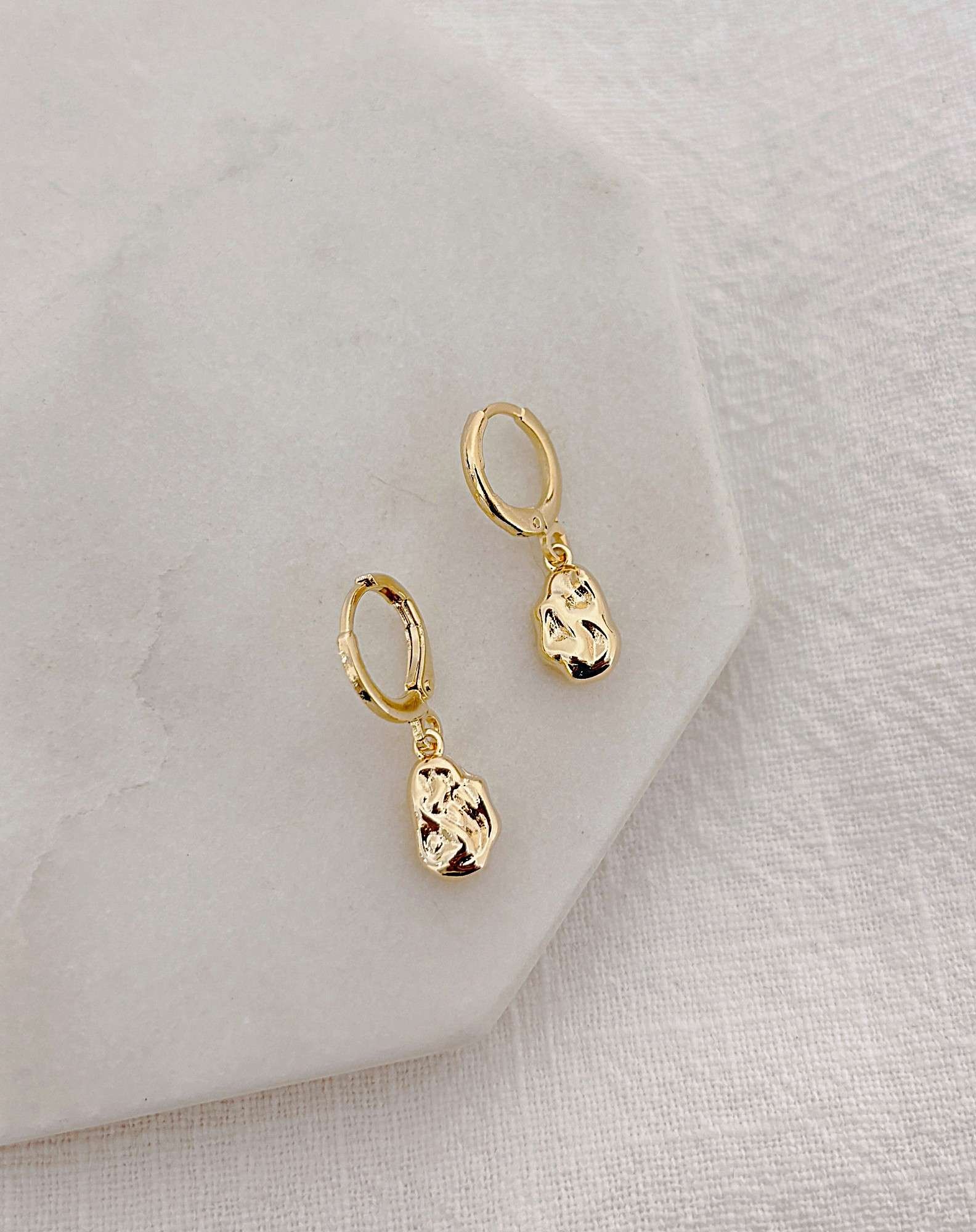 Argolinha Pepita Banho Ouro