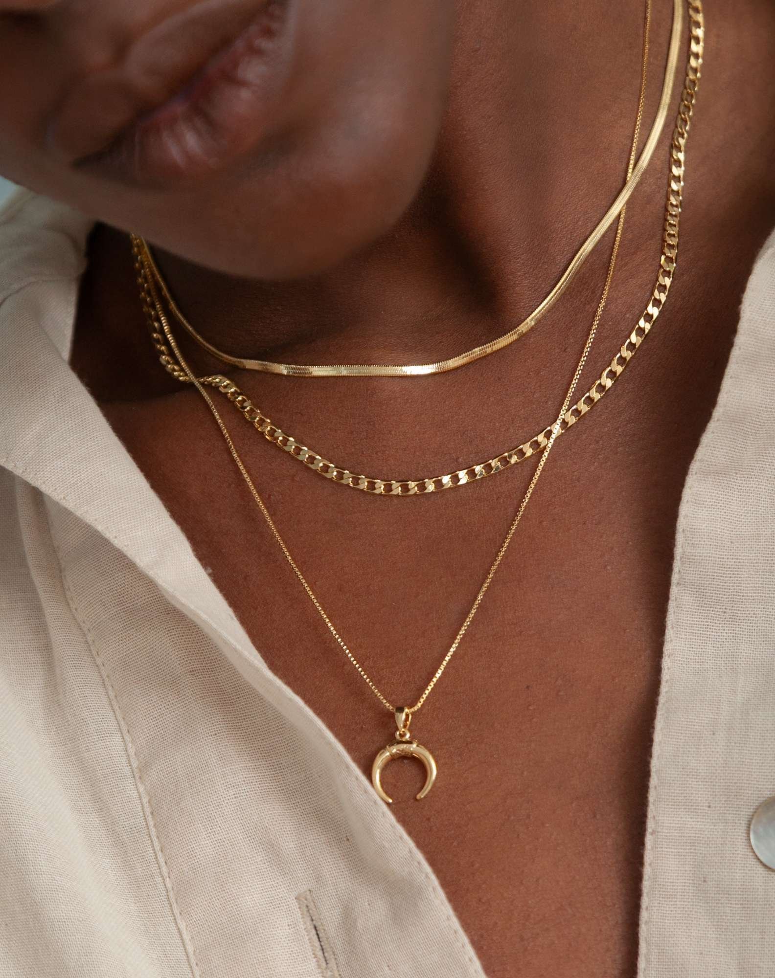 Colar Boho Banho Ouro Dourado 4