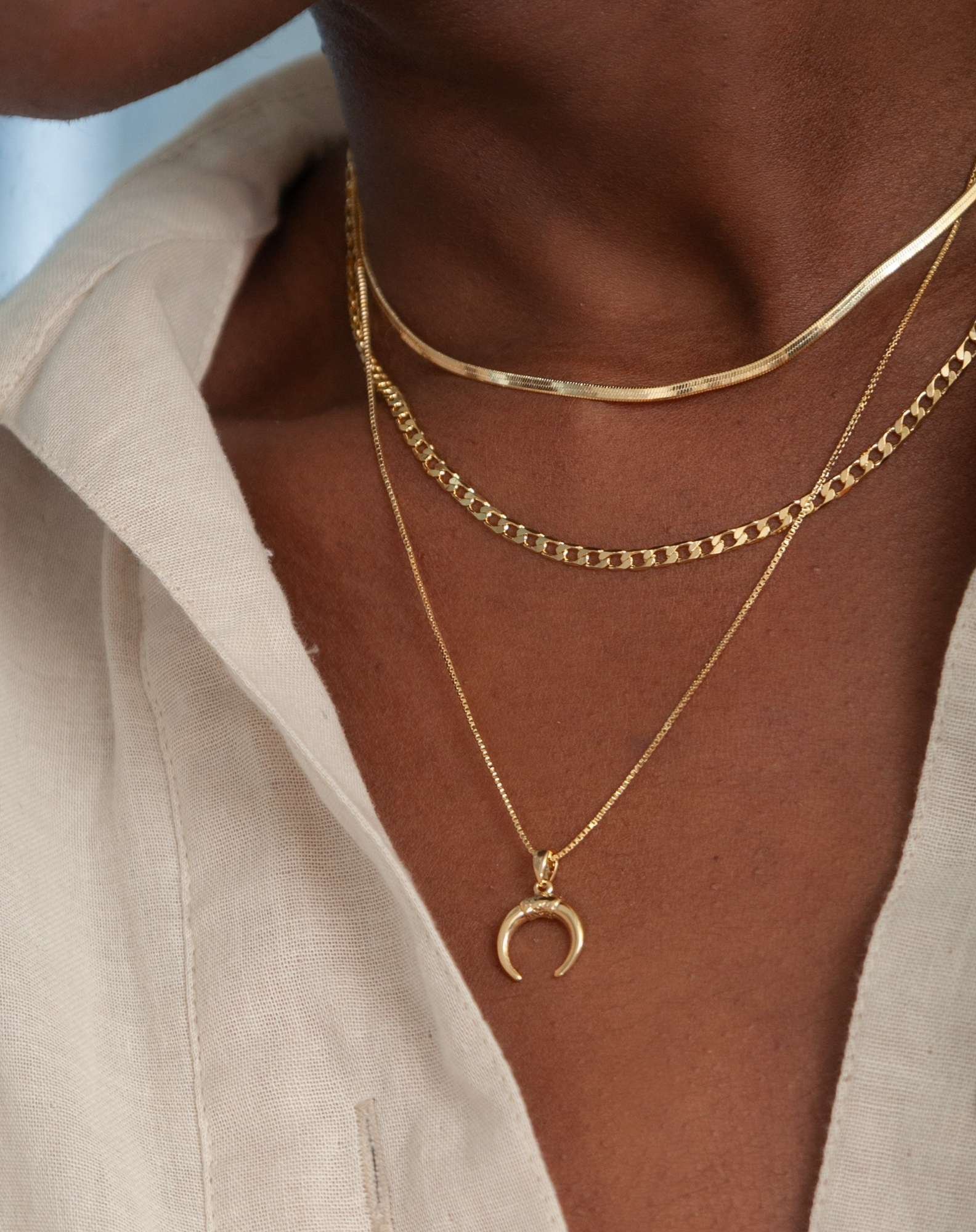 Colar Boho Banho Ouro Dourado 5