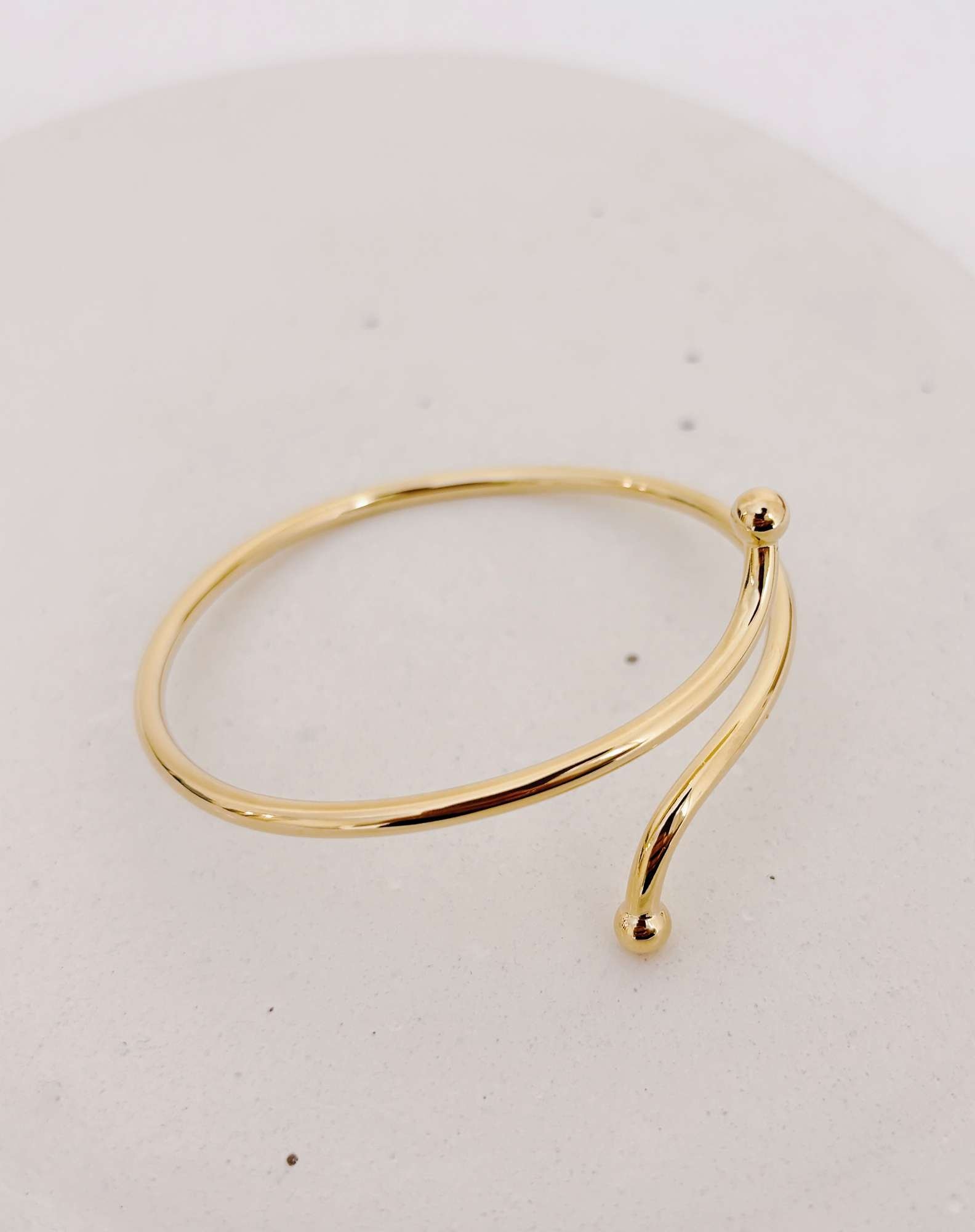 Bracelete Dots Banho Ouro Dourado 3