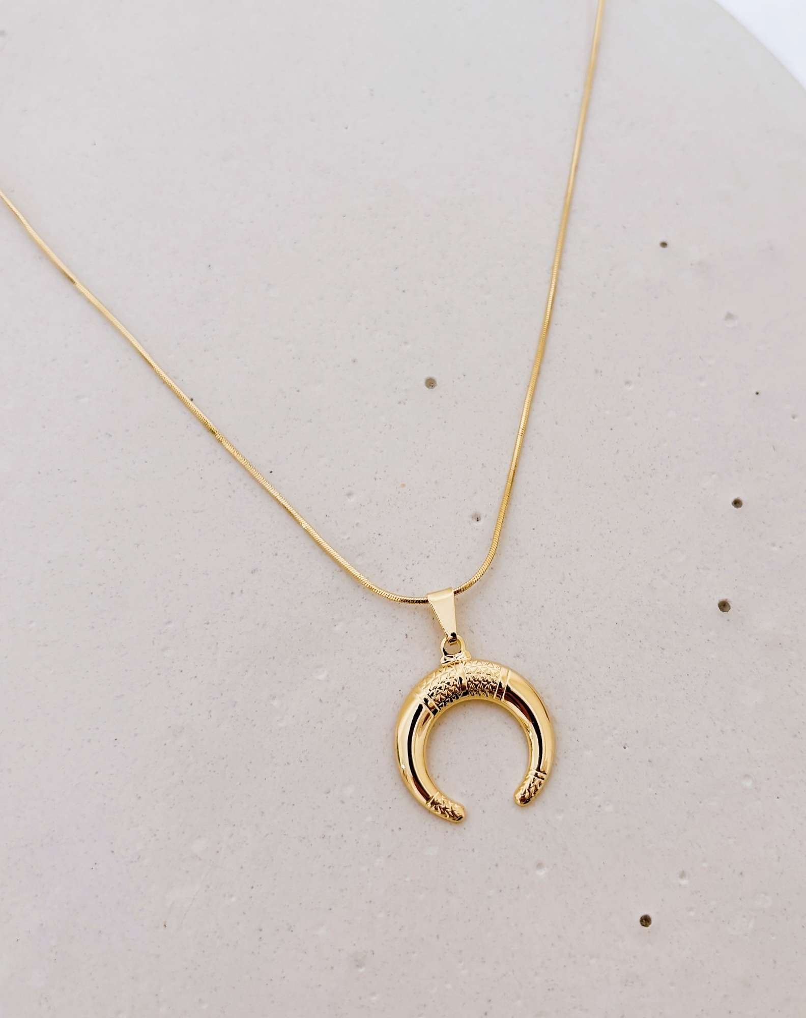 Colar Boho Diamantado Banho Ouro Dourado 1