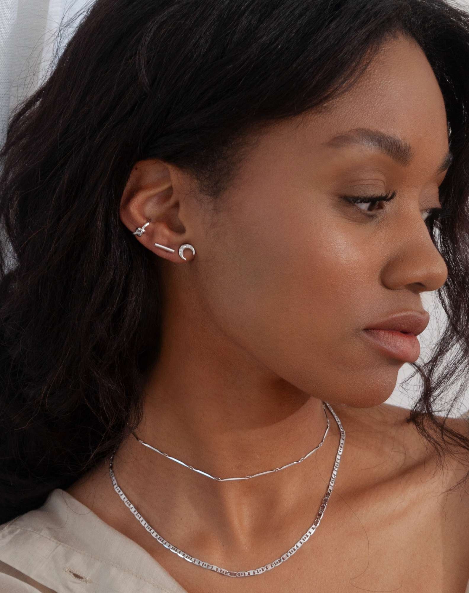 Brinco Boho Prateado Prata 2