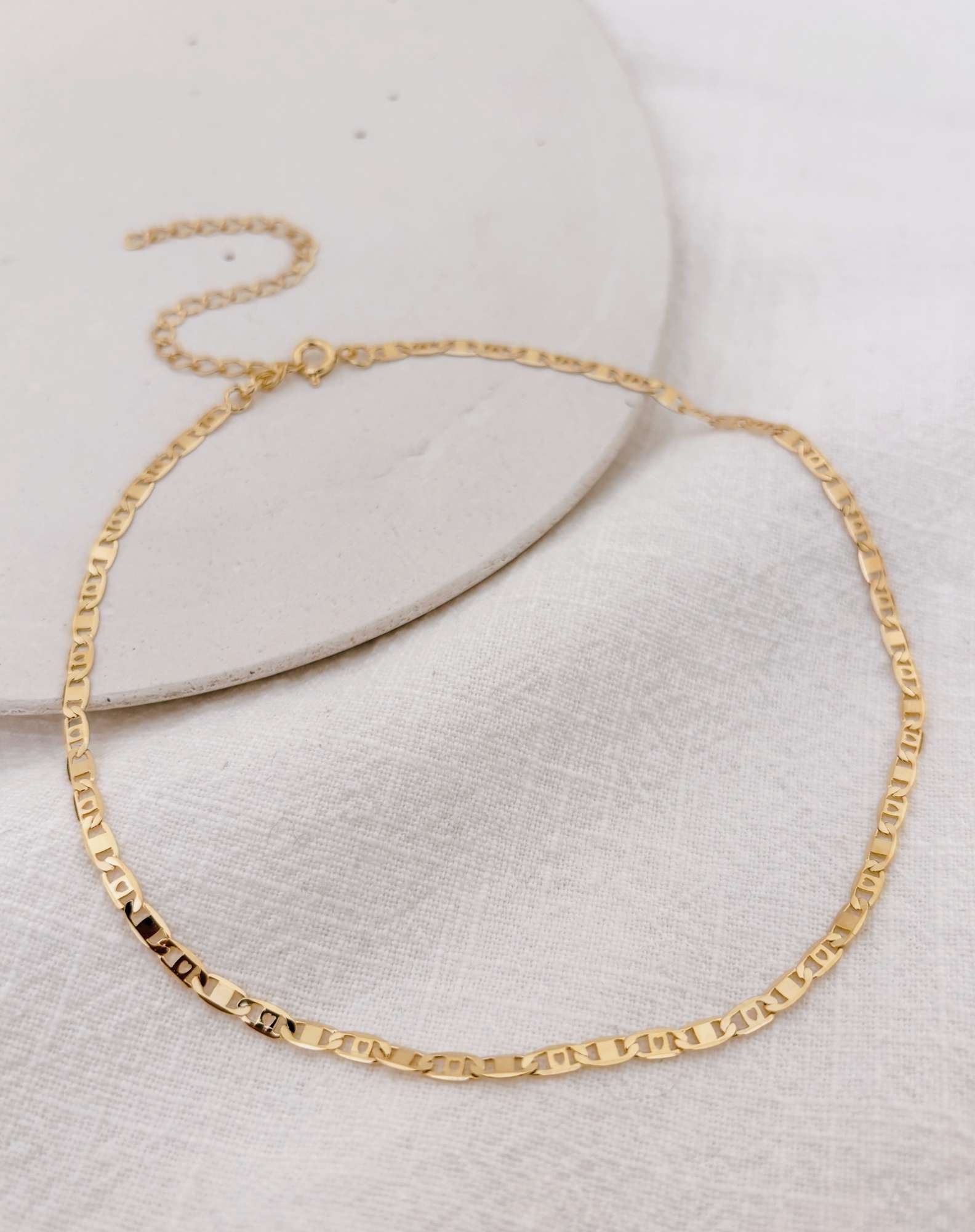 Gargantilha Groumet Banho Ouro