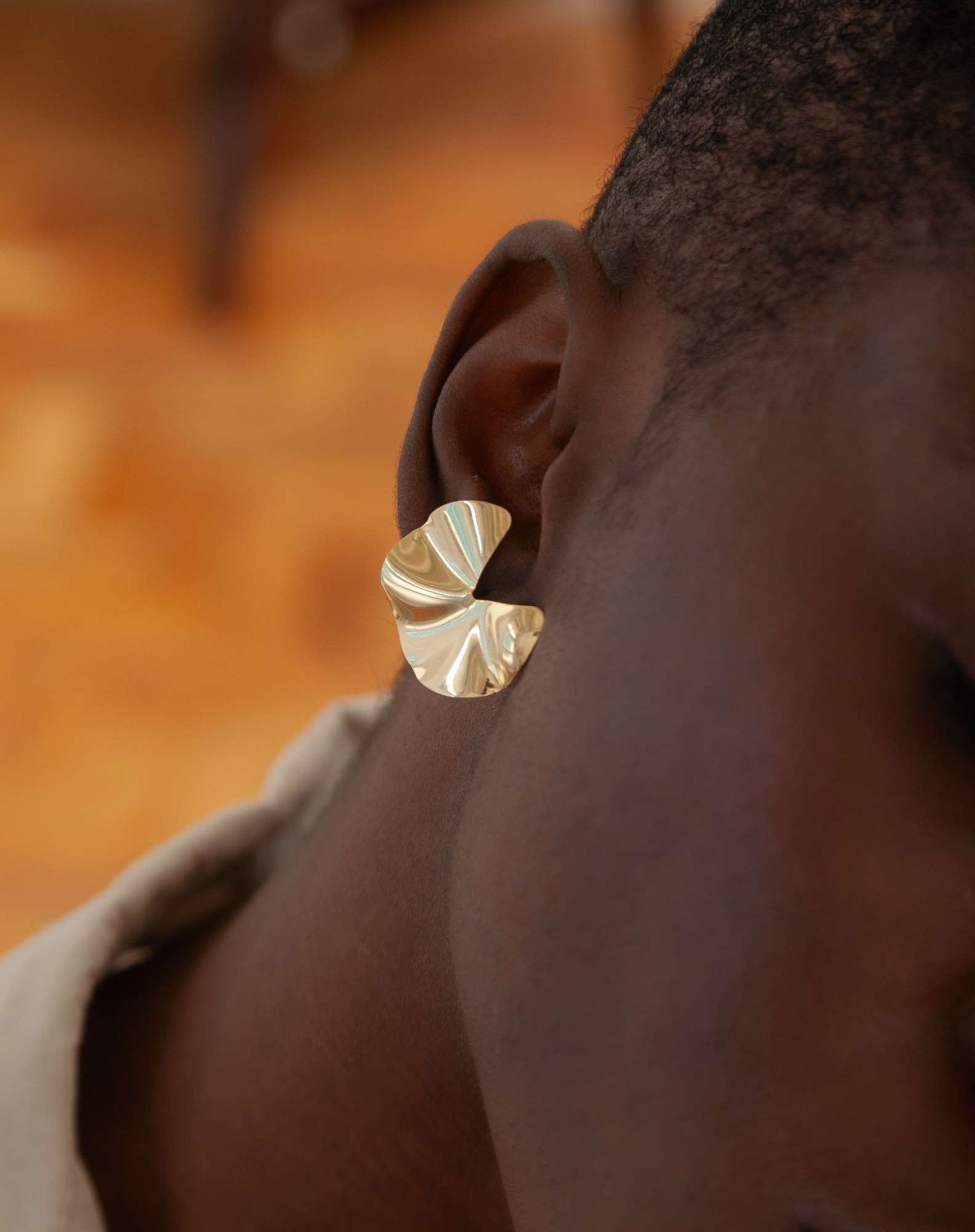 Brinco Jout Banho Ouro Dourado 2