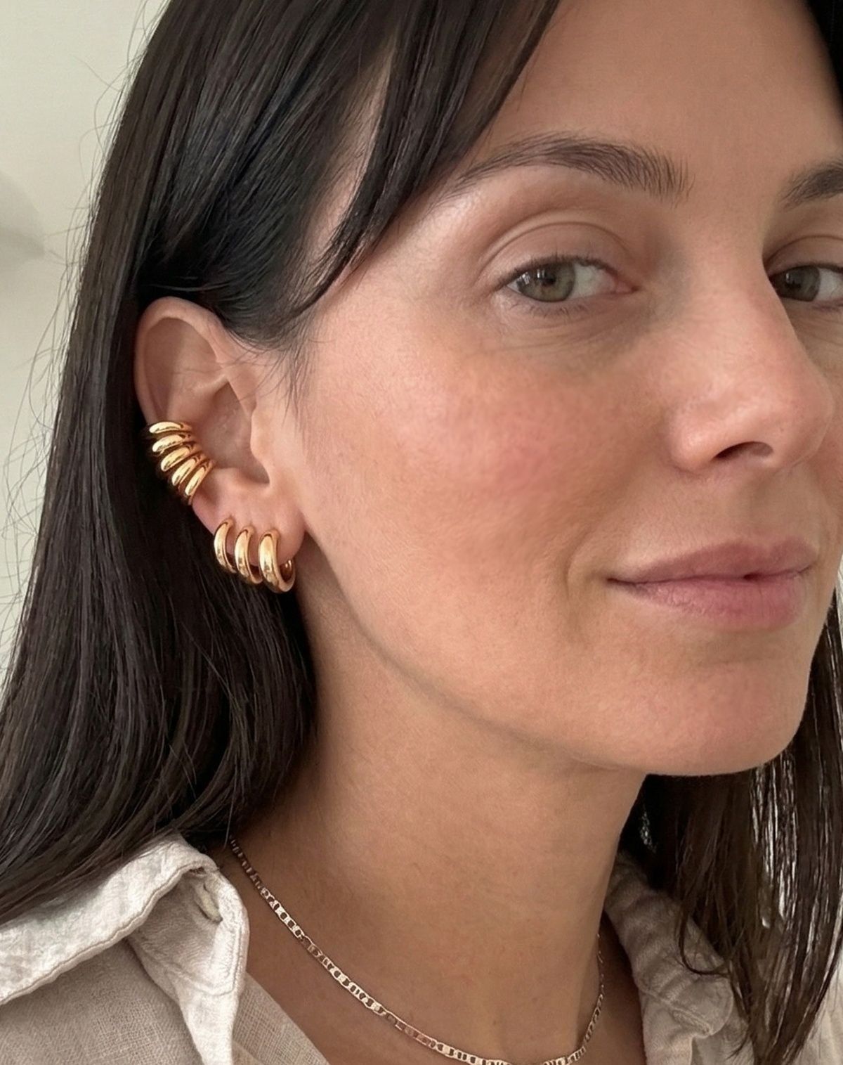 Piercing Fake Bold Banho Ouro Dourado 2