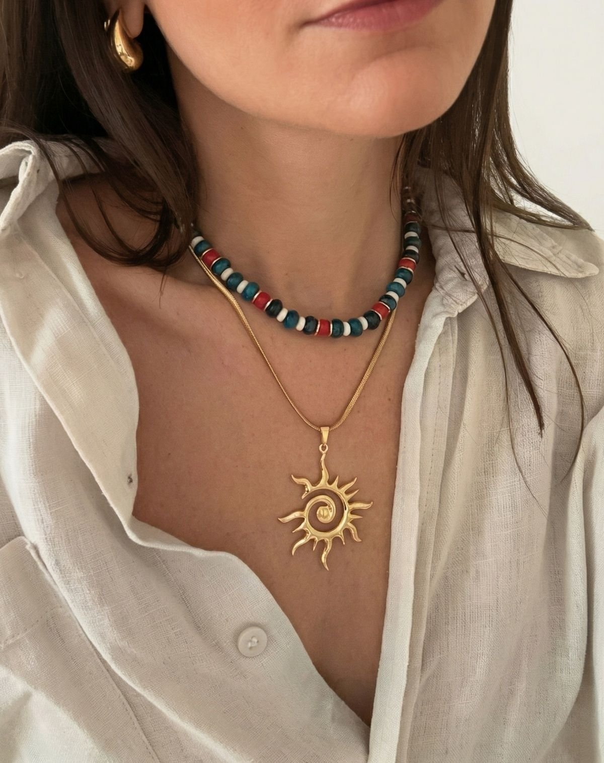 Colar Ocean Dourado 2