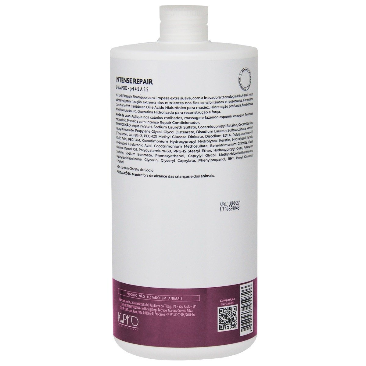 SHAMPOO INTENSE REPAIR HMA 1 LITRO 1L 3
