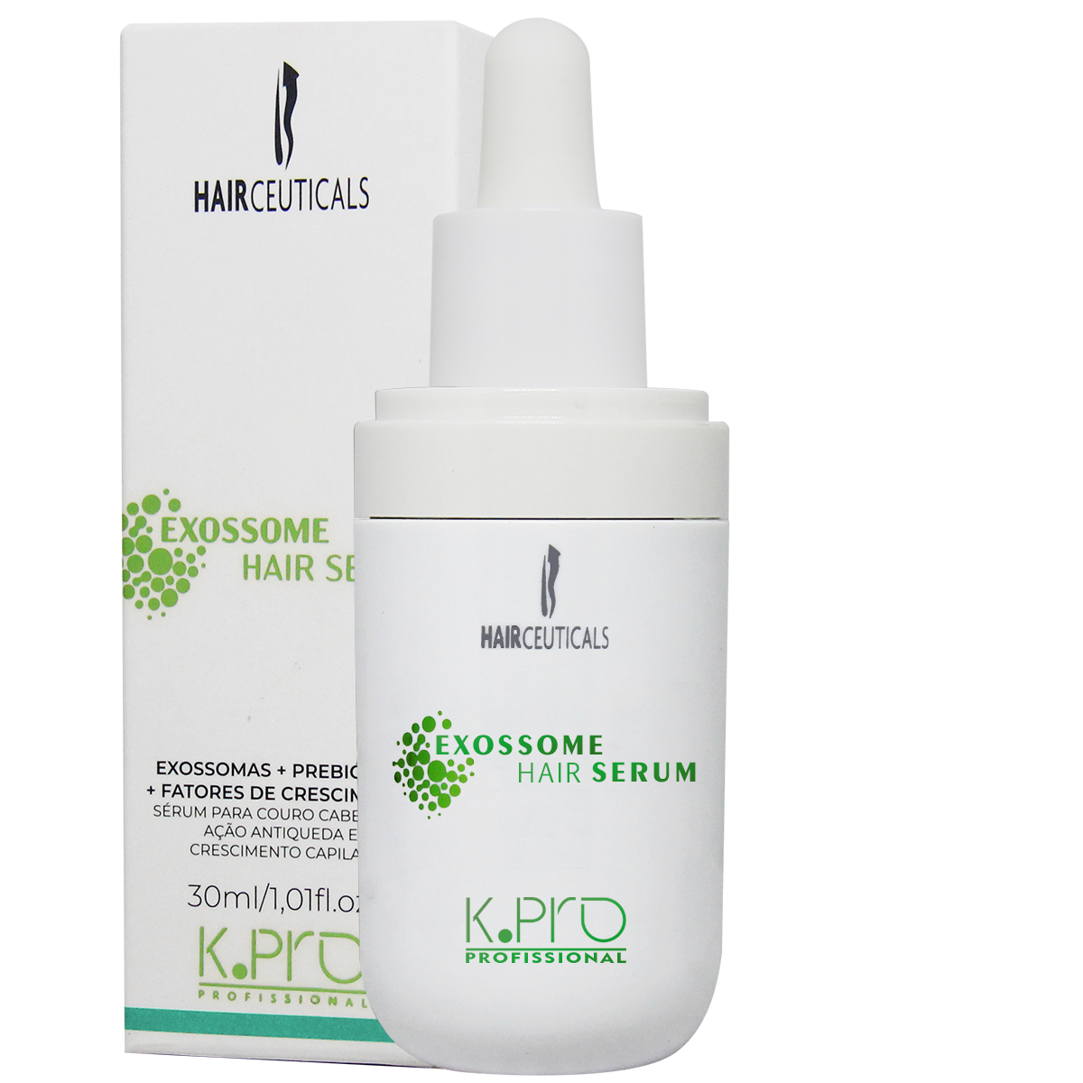 Exossome Hair Sérum Antiqueta Crescimento Capilar 30ml