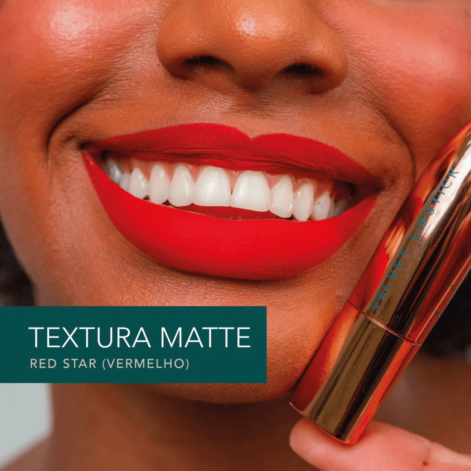 Batom Velvet Lipstick Marilia Mendonca by Oceane RED STAR 2