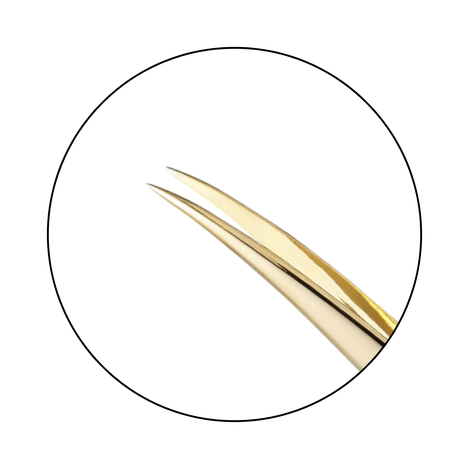 Pinca Profissional Ponta Dourada Fina TW-3077G Klass Vough ÚNICO 4