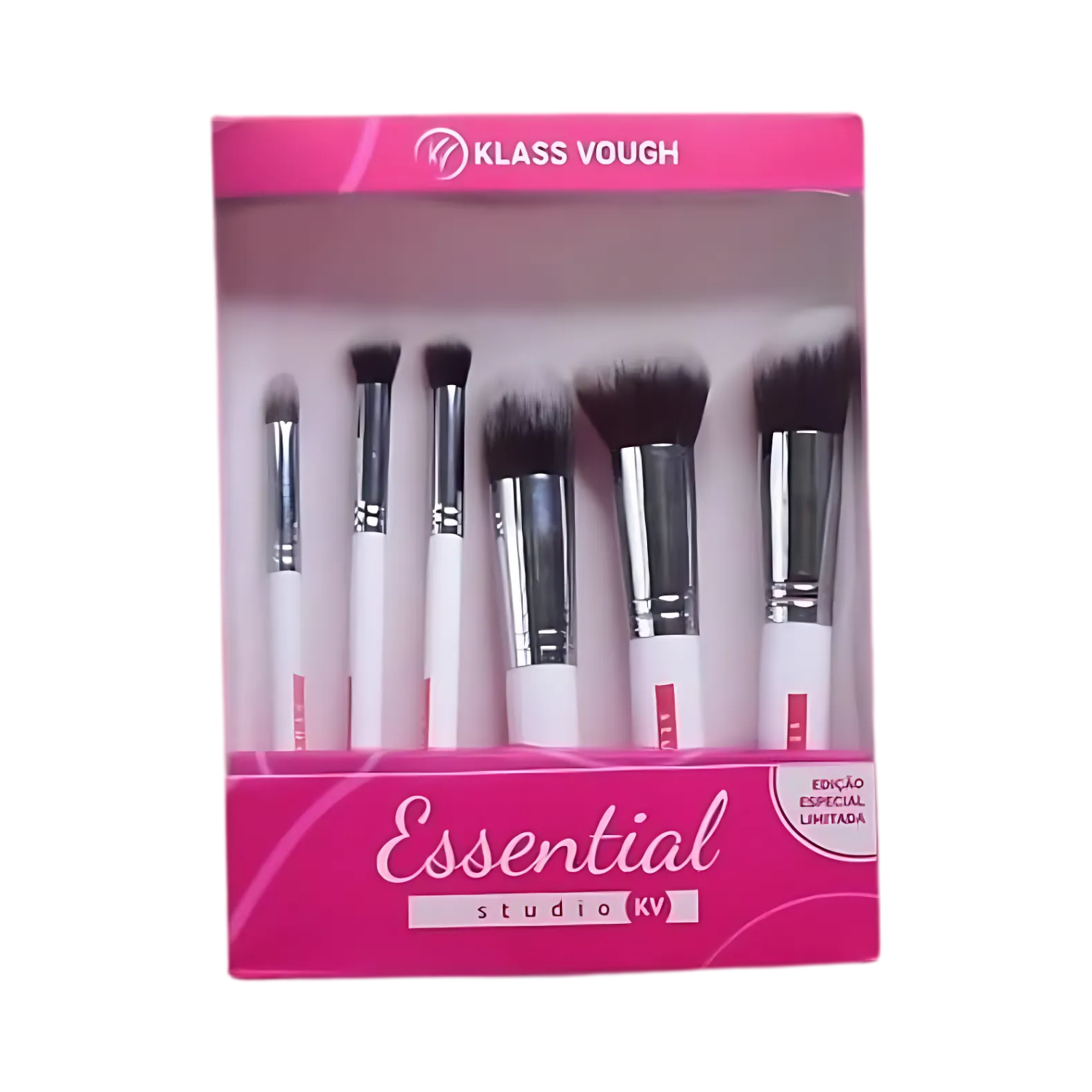 Kit de Pinceis Essential Klass Vough Studio KV Branco 2