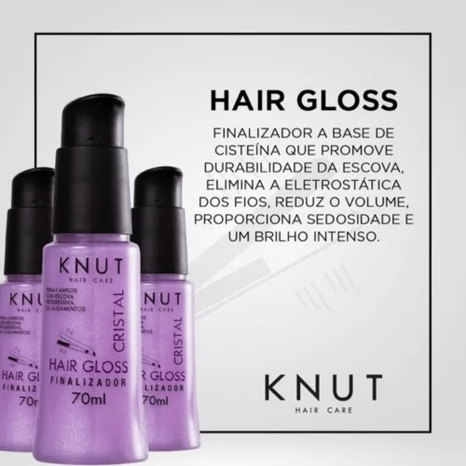 KNUT Cristal Cisteina Hair Gloss 70ml 70ml 4