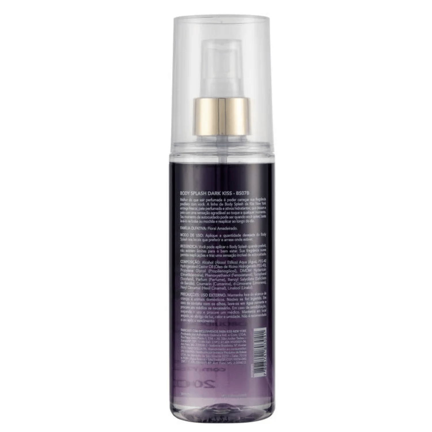 Body Splash Dark Kiss - Kiss New York 200ml 3