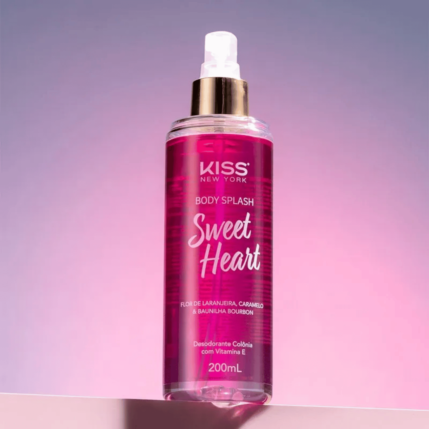Body Splash Sweet Heart - Kiss New York 200ml 3