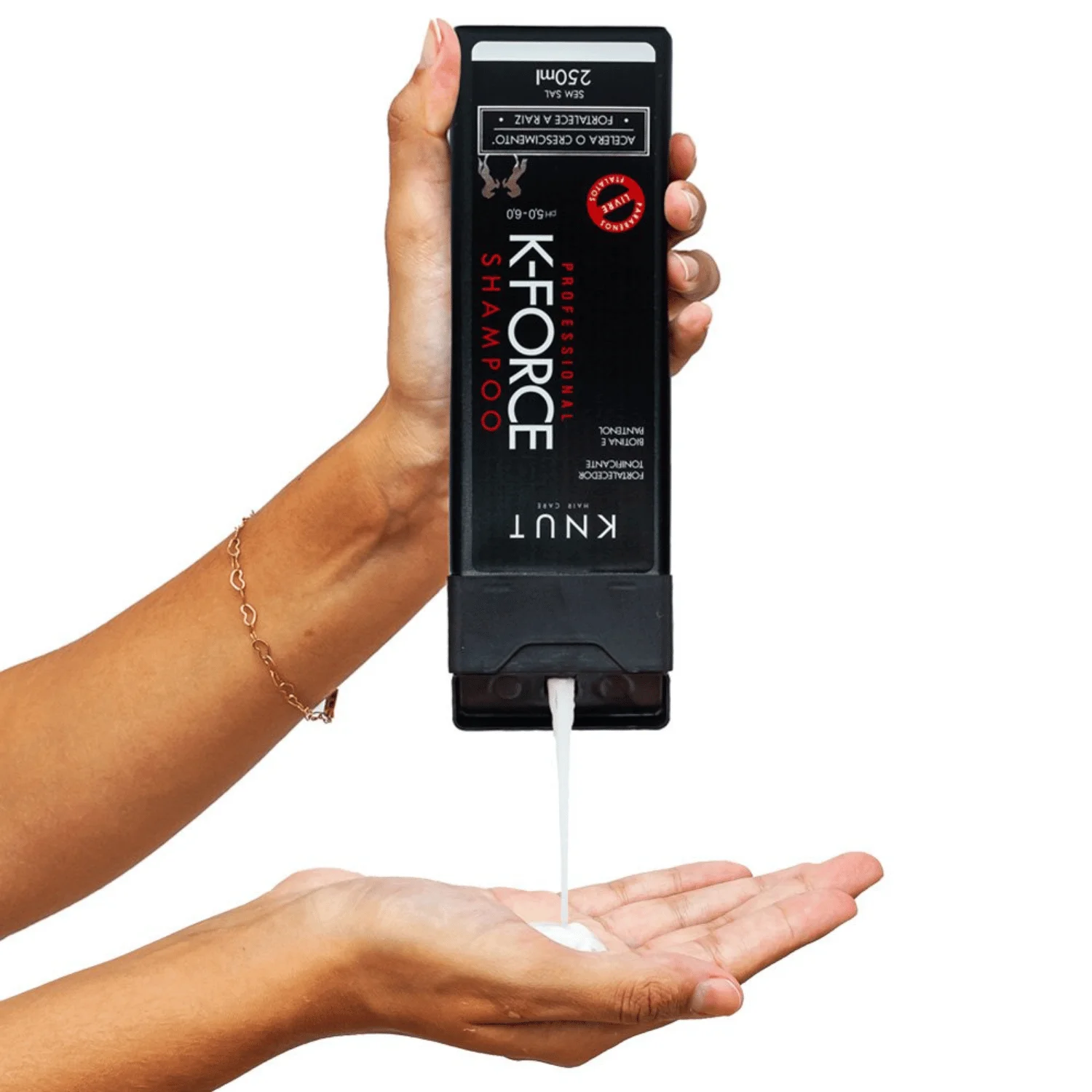 KNUT Shampoo K-Force - Limpeza, Forca e Elasticidade 250ml 4