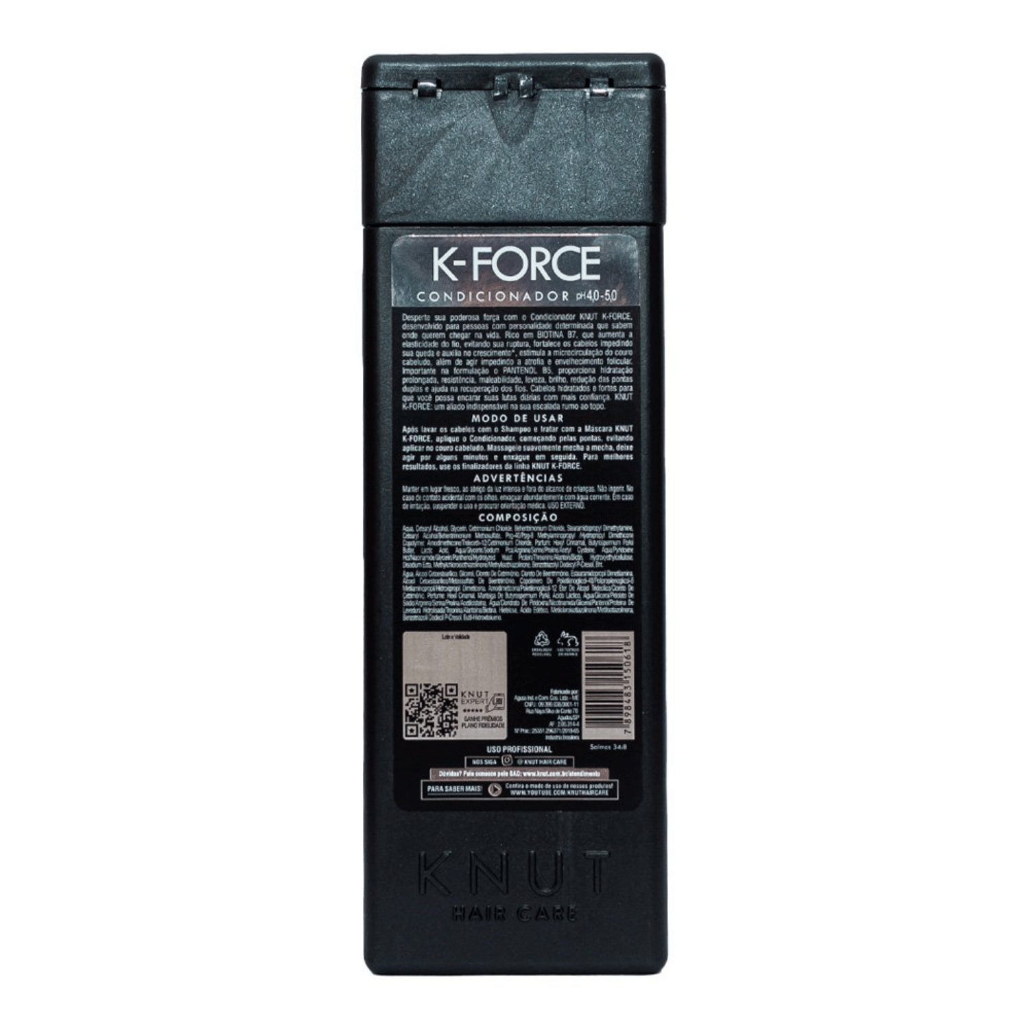 KNUT Condicionador K-Force - Forca e Elasticidade 250ml 3