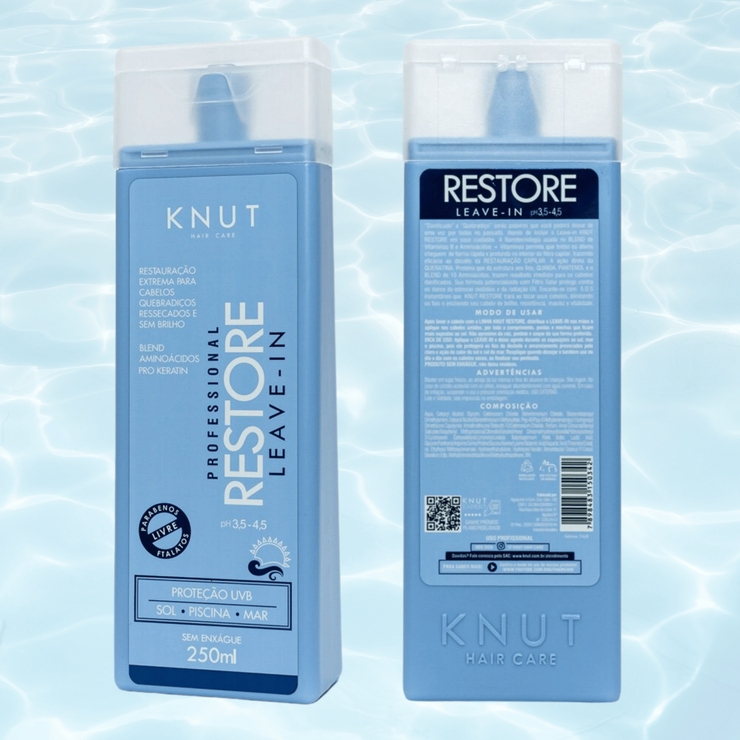 KNUT Restore Leave-in - Restauracao Sem Enxague 250ml 5